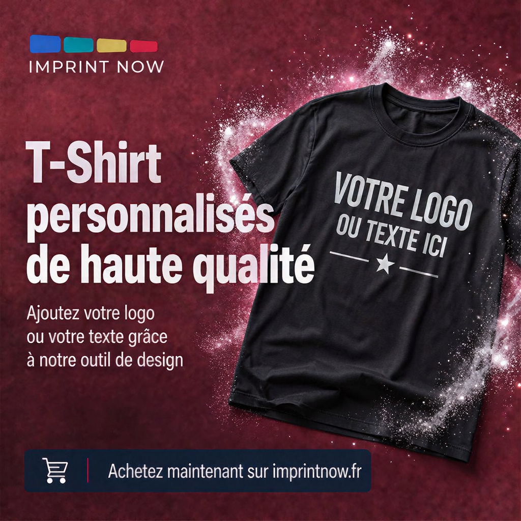 Imprint Now Facebook ad: Bénéficiez de 10% de réduction avec le code: SAVE10