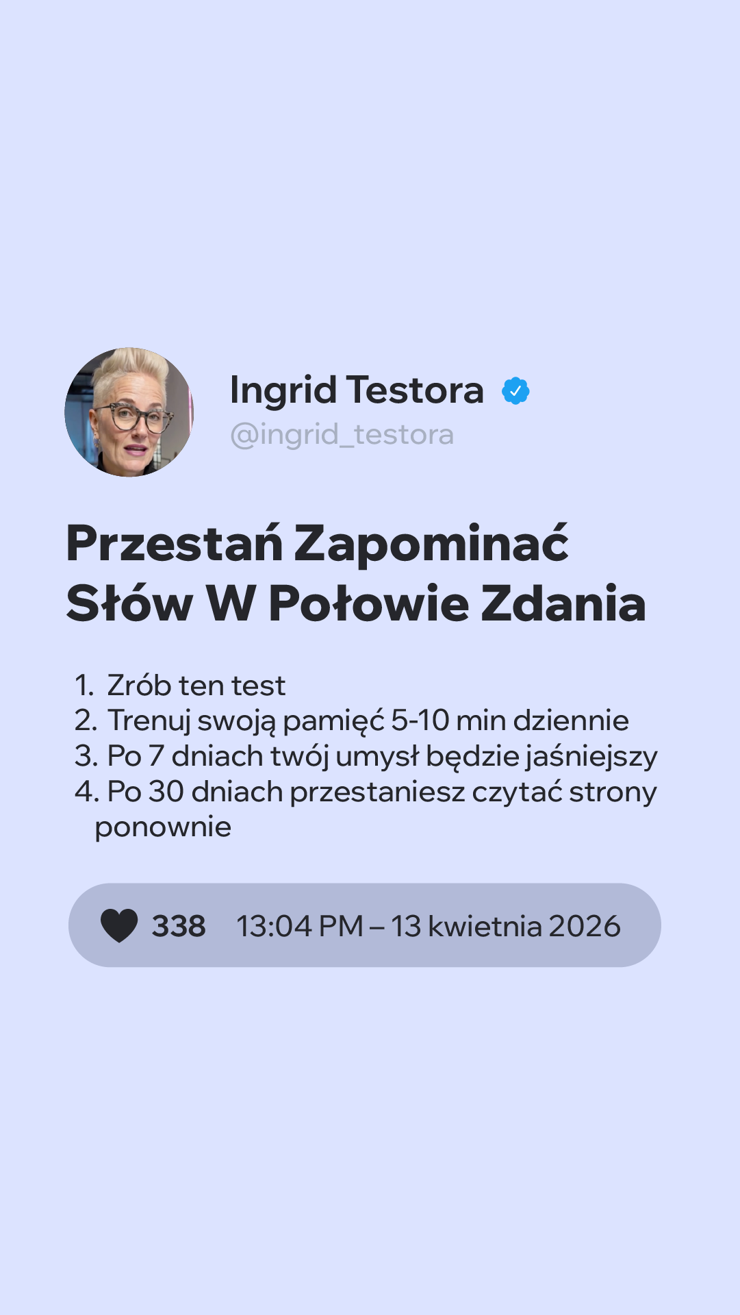 International IQ test Facebook ad