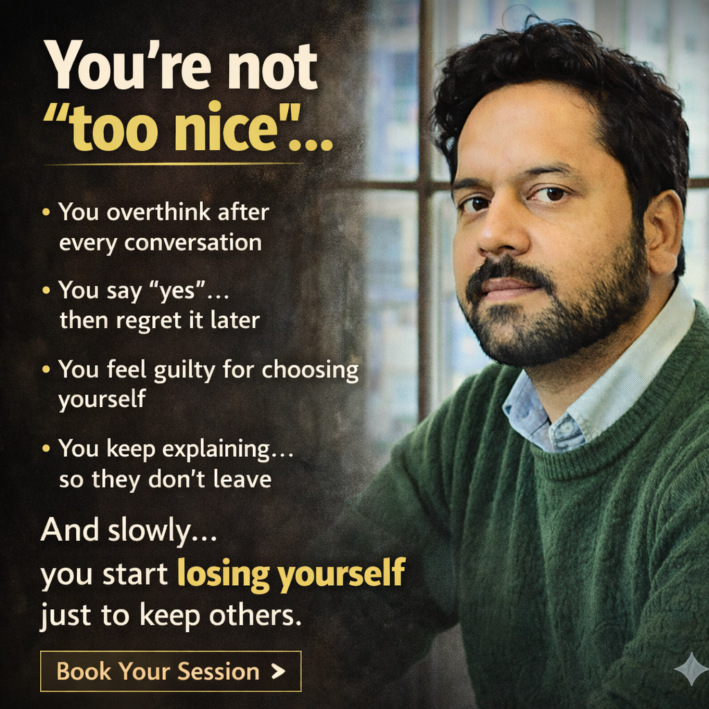Heal With Anupam Facebook ad: Struggling With People-Pleasing?