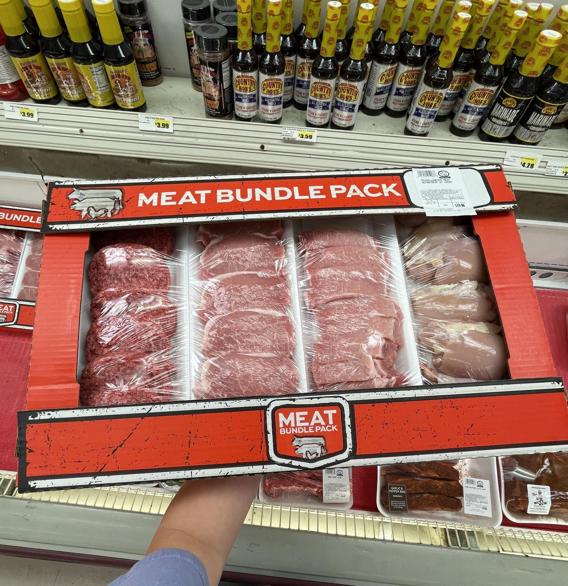 Eastman's Piggly Wiggly-5 Area Locations Facebook ad: Grab our Grill Pack Bundle 6.5-Lbs of Ground…