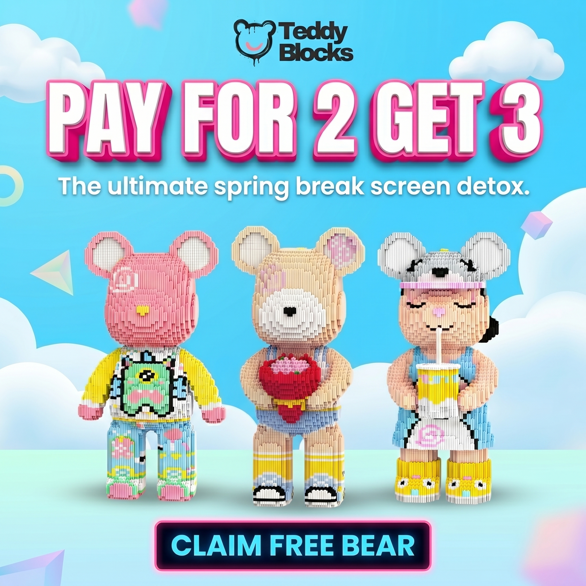 TeddyBlocks Facebook ad