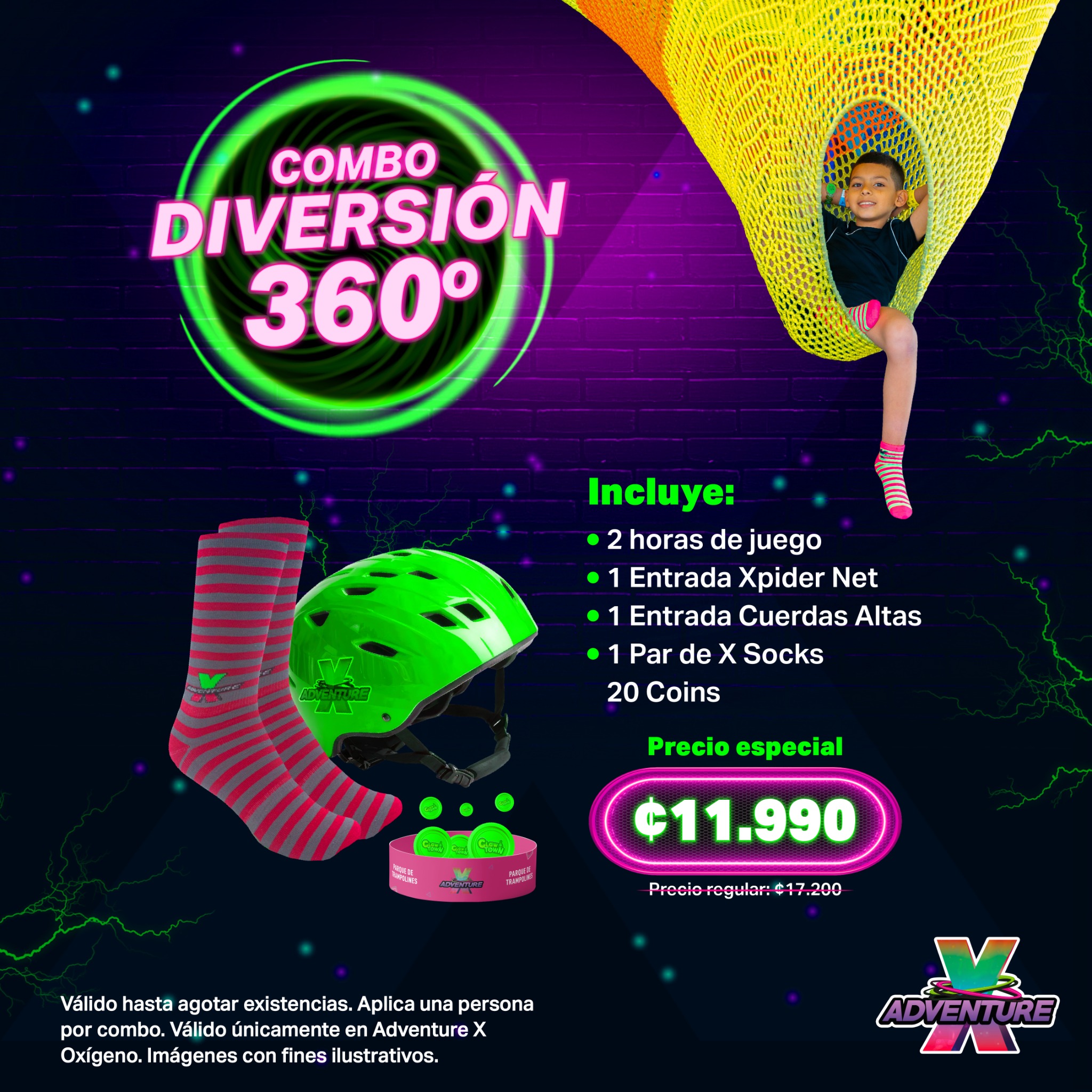 Adventure X Costa Rica Facebook ad