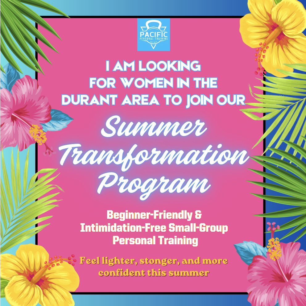 Pacific Personal Training Facebook ad: Get StrongHER This Summer!