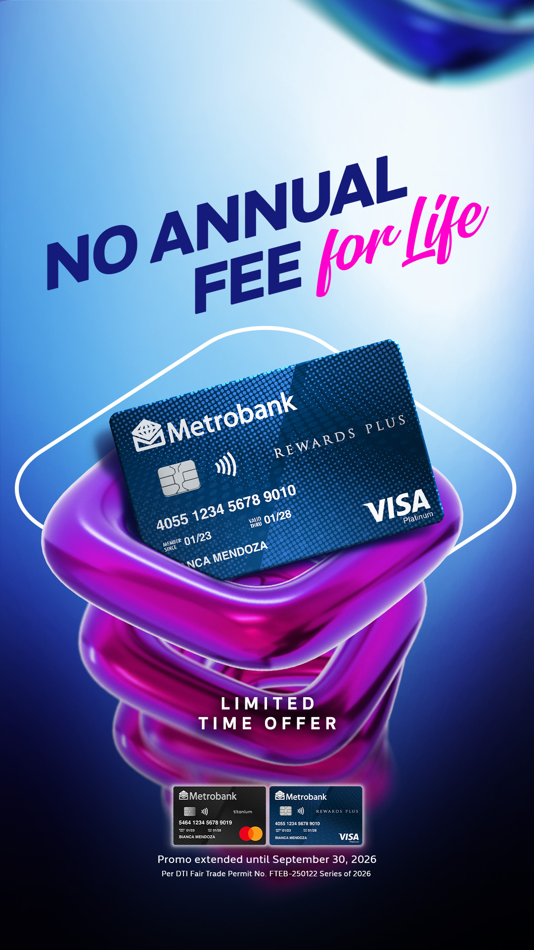 Metrobank Card Facebook ad