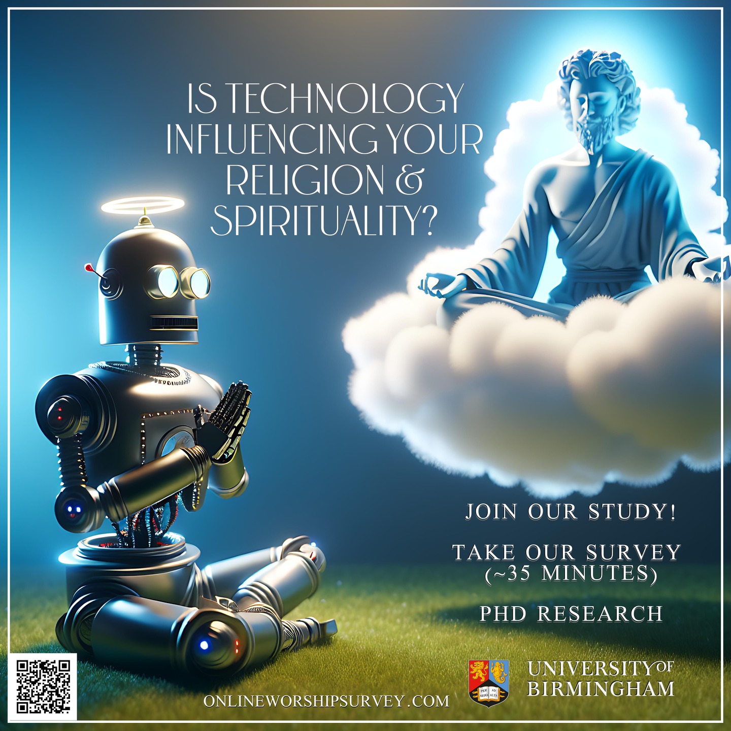 Online Worship Survey Facebook ad