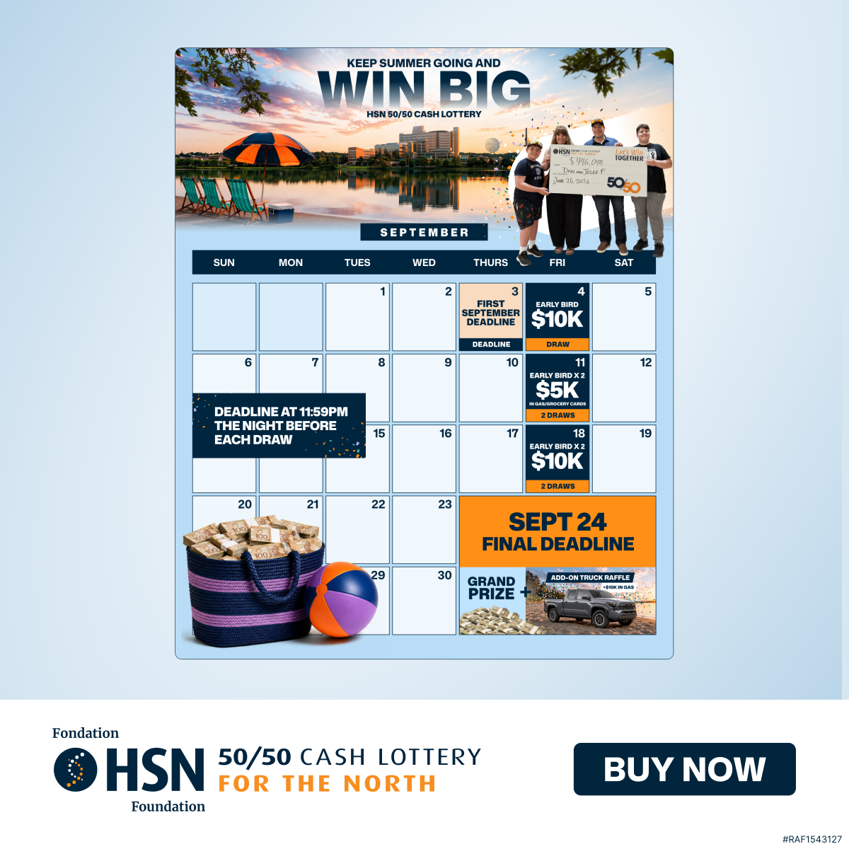 HSN 50/50 Facebook ad
