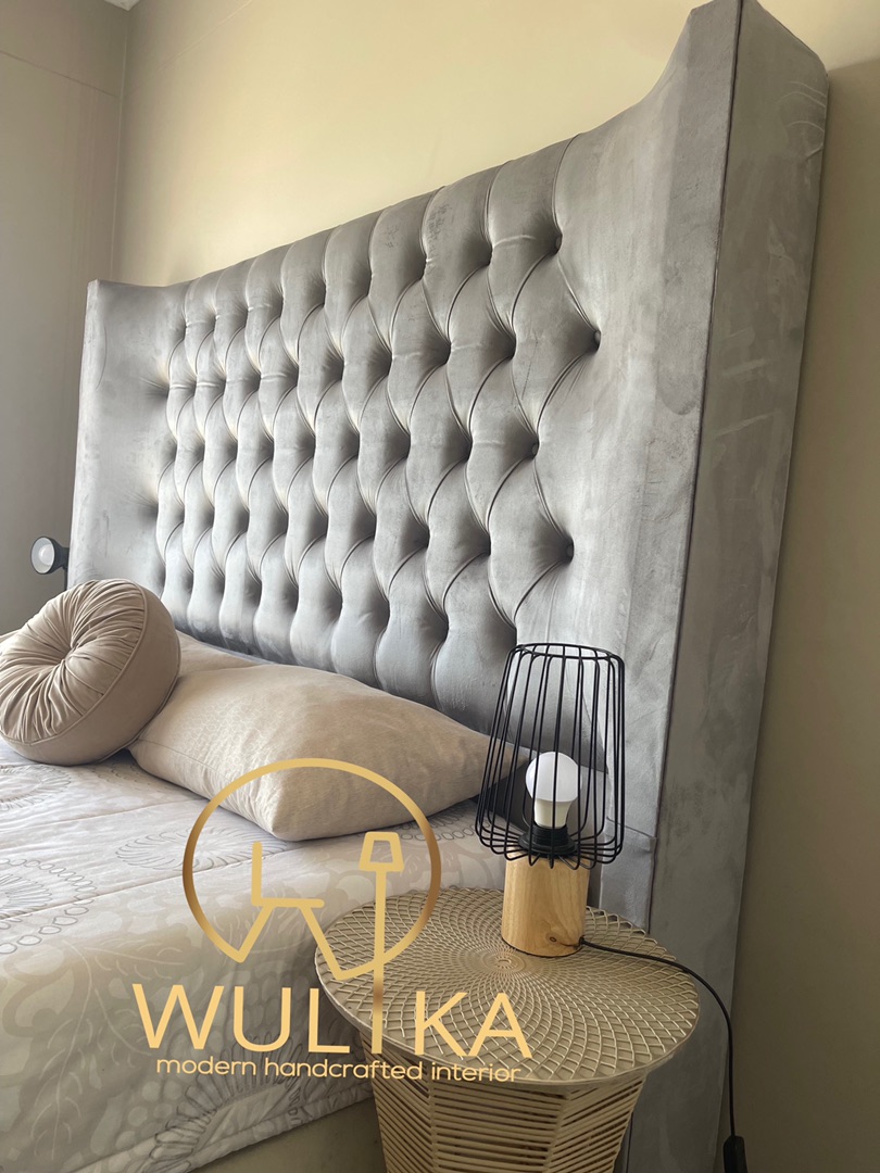 Wulika interior Facebook ad: Headboards available on Preorder minimum deposit N$500…