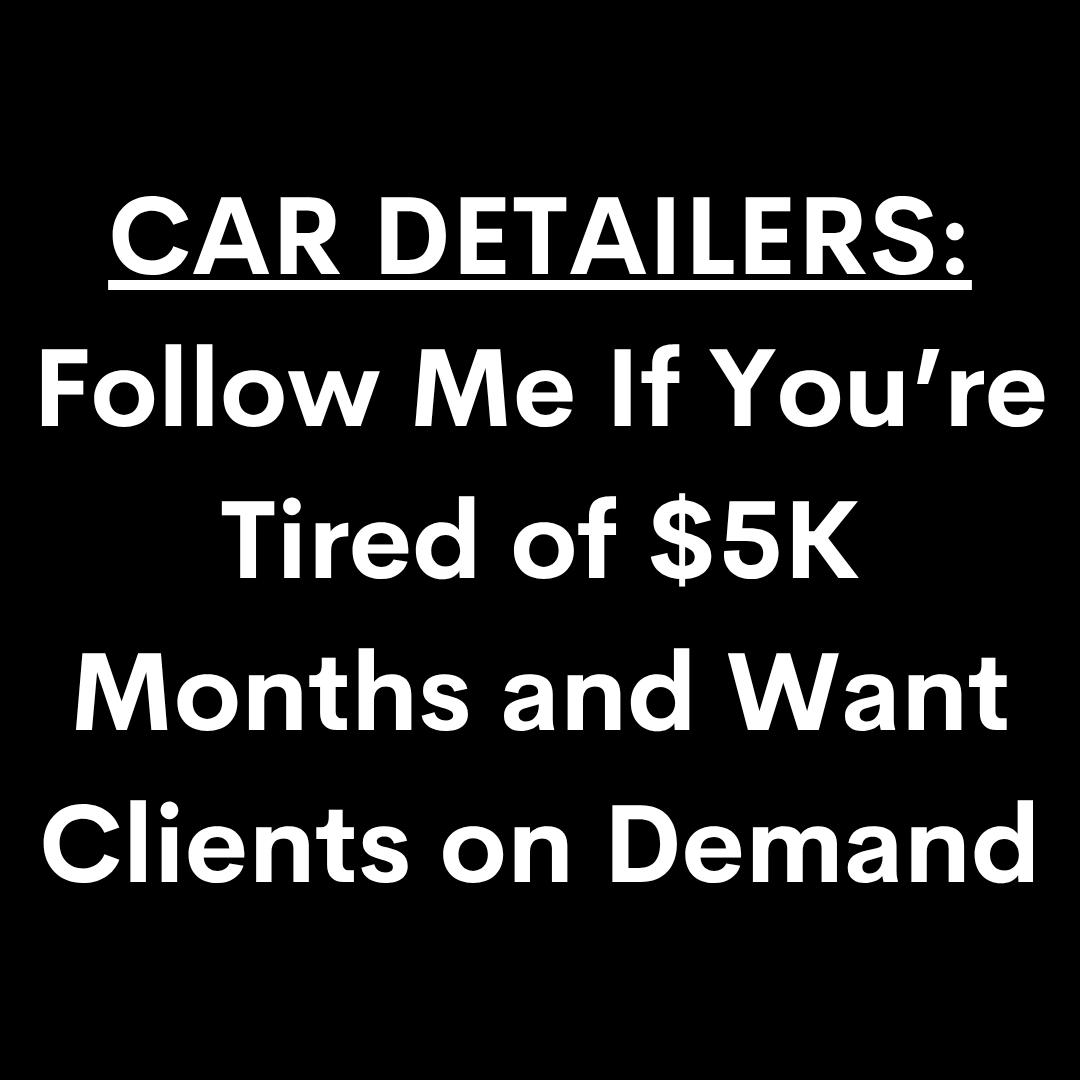 Travis Ventrella - Faith Activated Facebook ad: Car Detailer Or Ceramic Coating Installer?