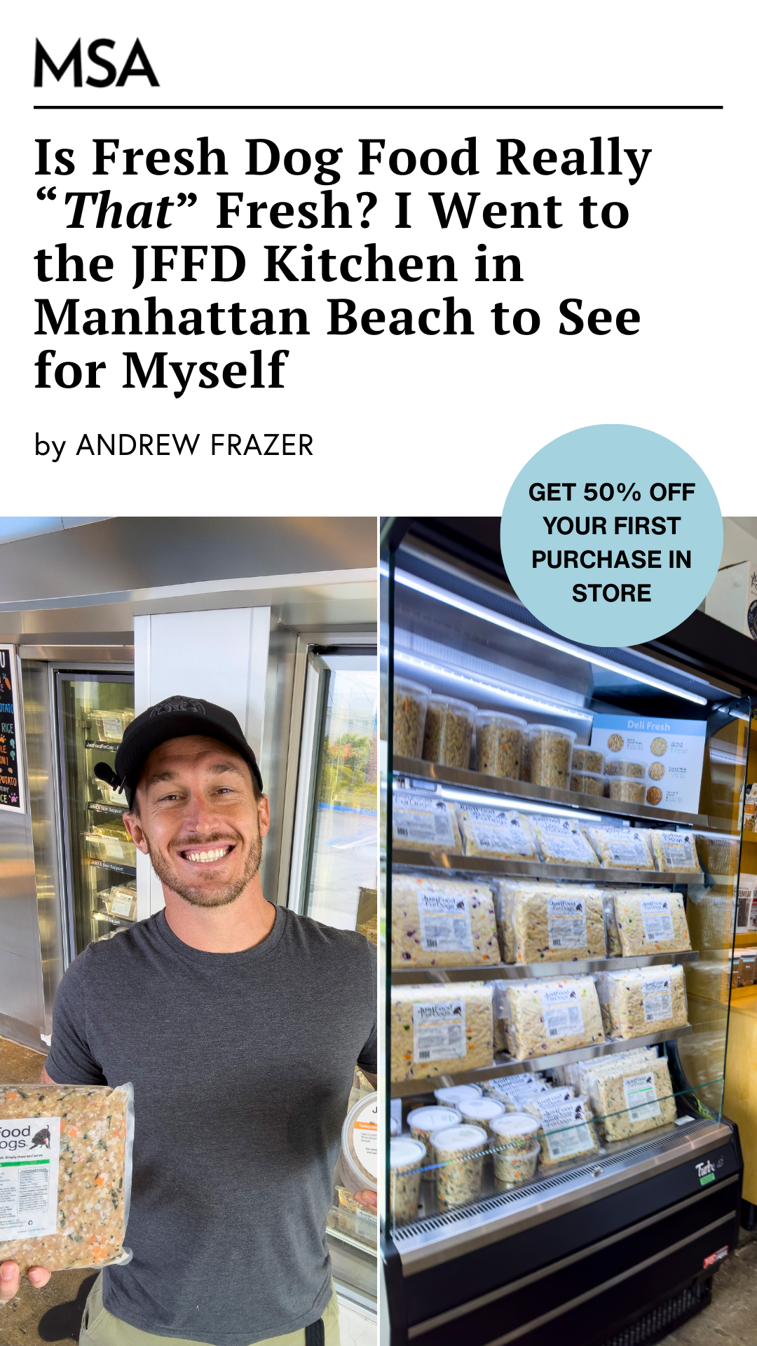 Andrew Frazer IV Facebook ad from Mar 23, 2026