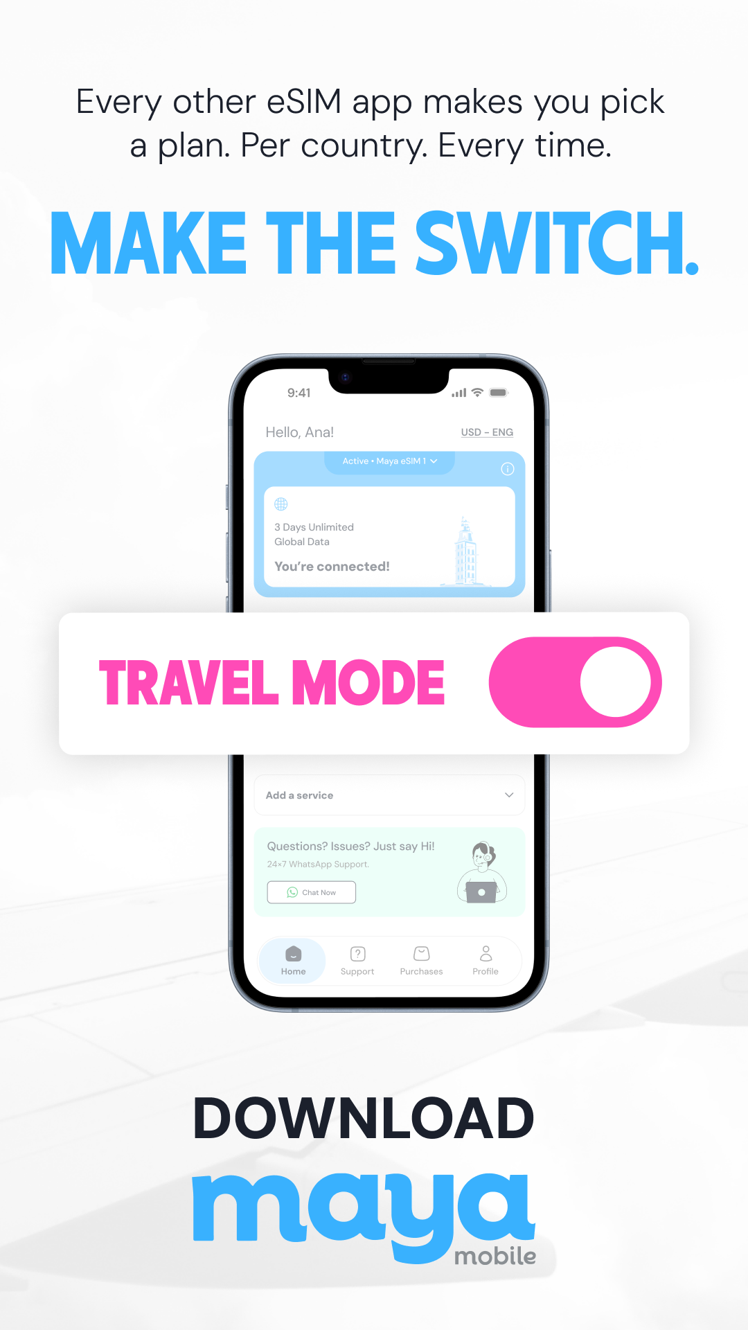 Maya Mobile Facebook ad