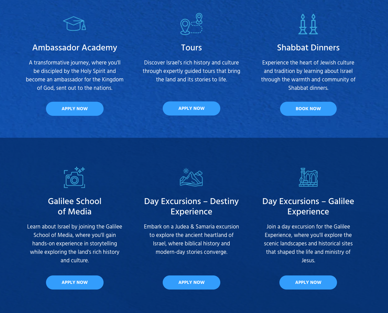 Faithful Galileans Facebook ad: Join the 2025 Ambassador Academy in Israel