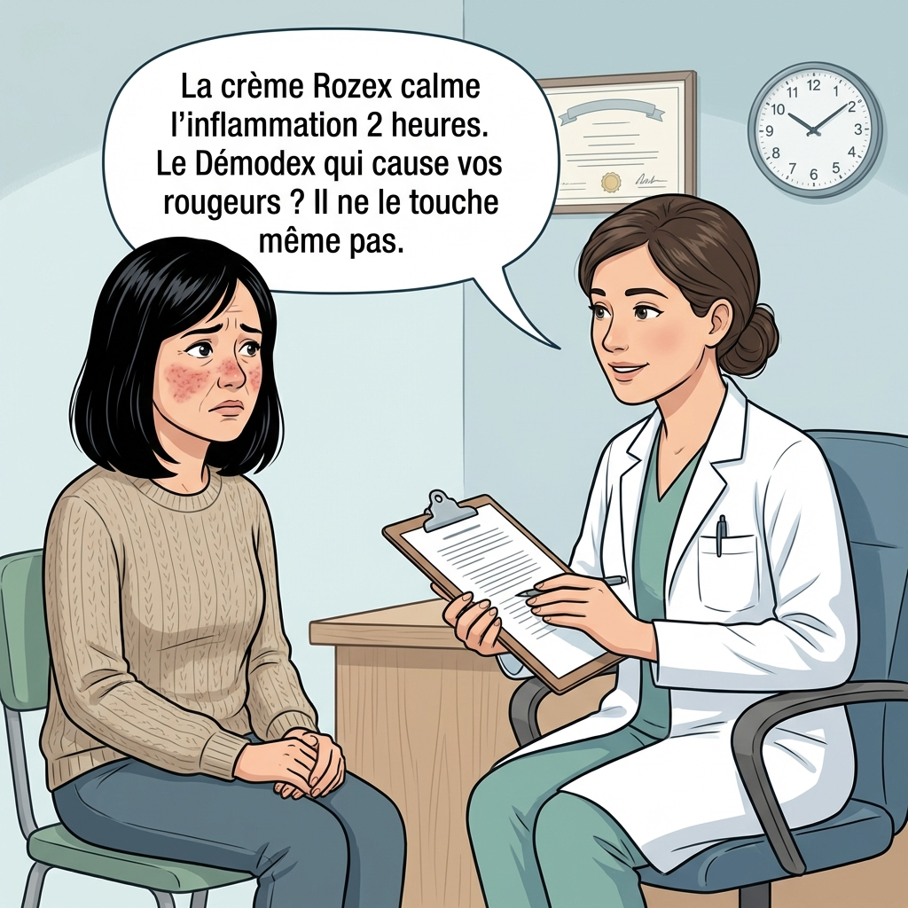 Dr. Camille Beaumont Facebook ad: Après 15 ans en dermatologie, j'ai regardé Claire…