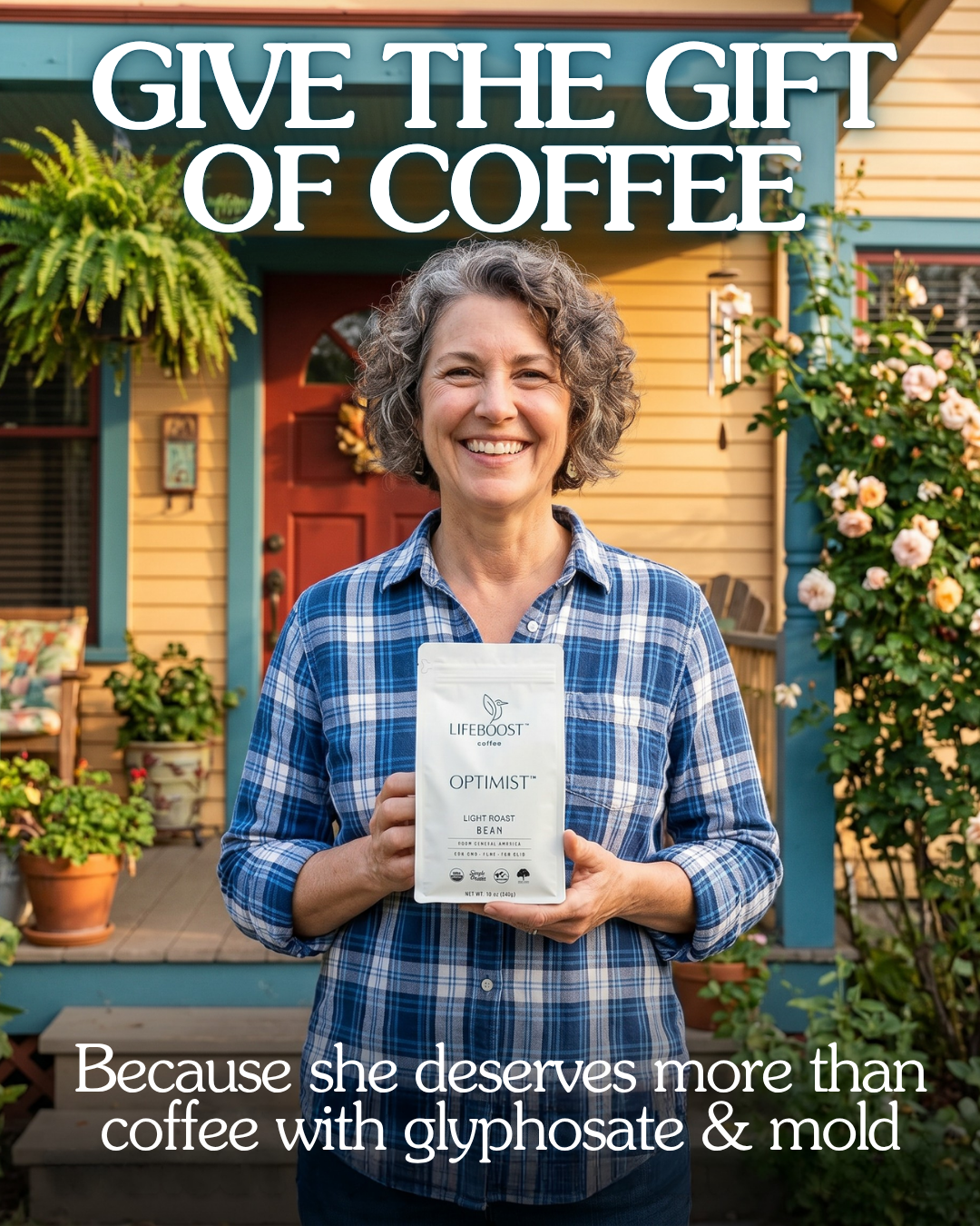 Lifeboost Coffee Facebook ad