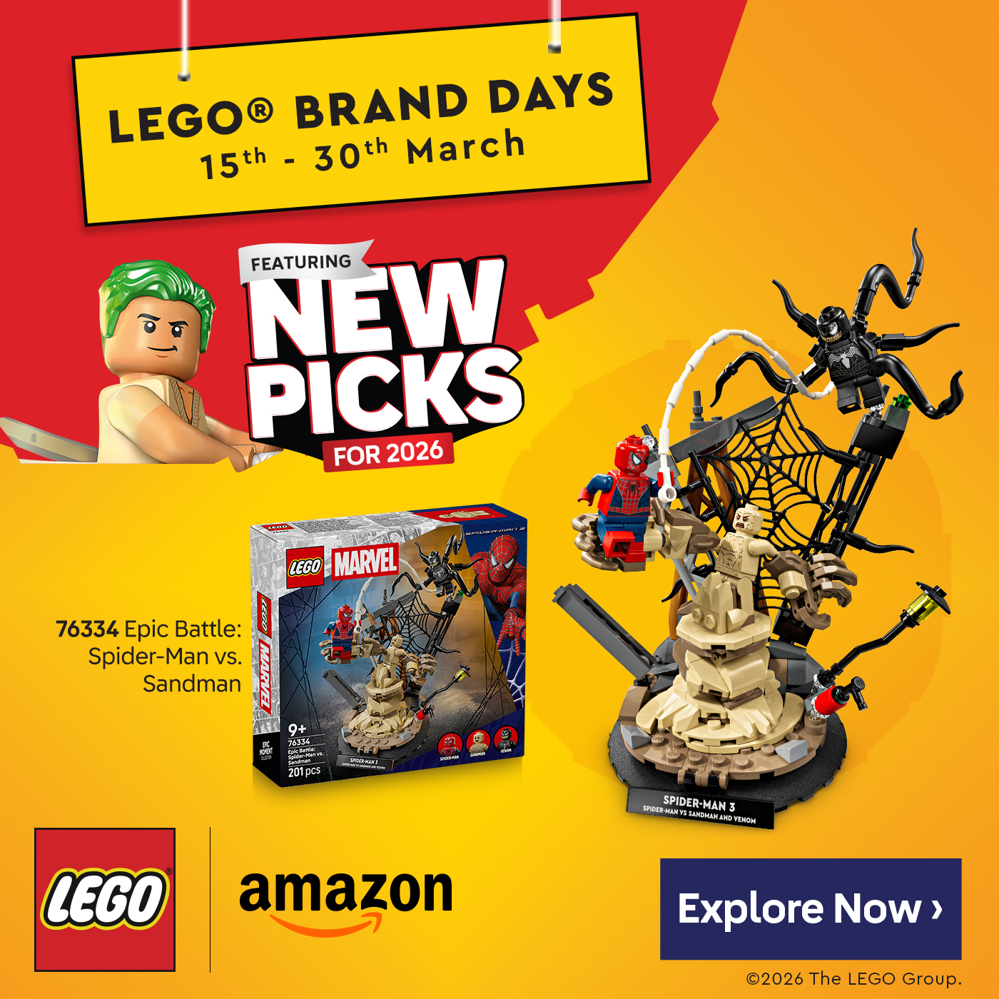 LEGO India Page Facebook ad: Explore New 2026 LEGO Sets