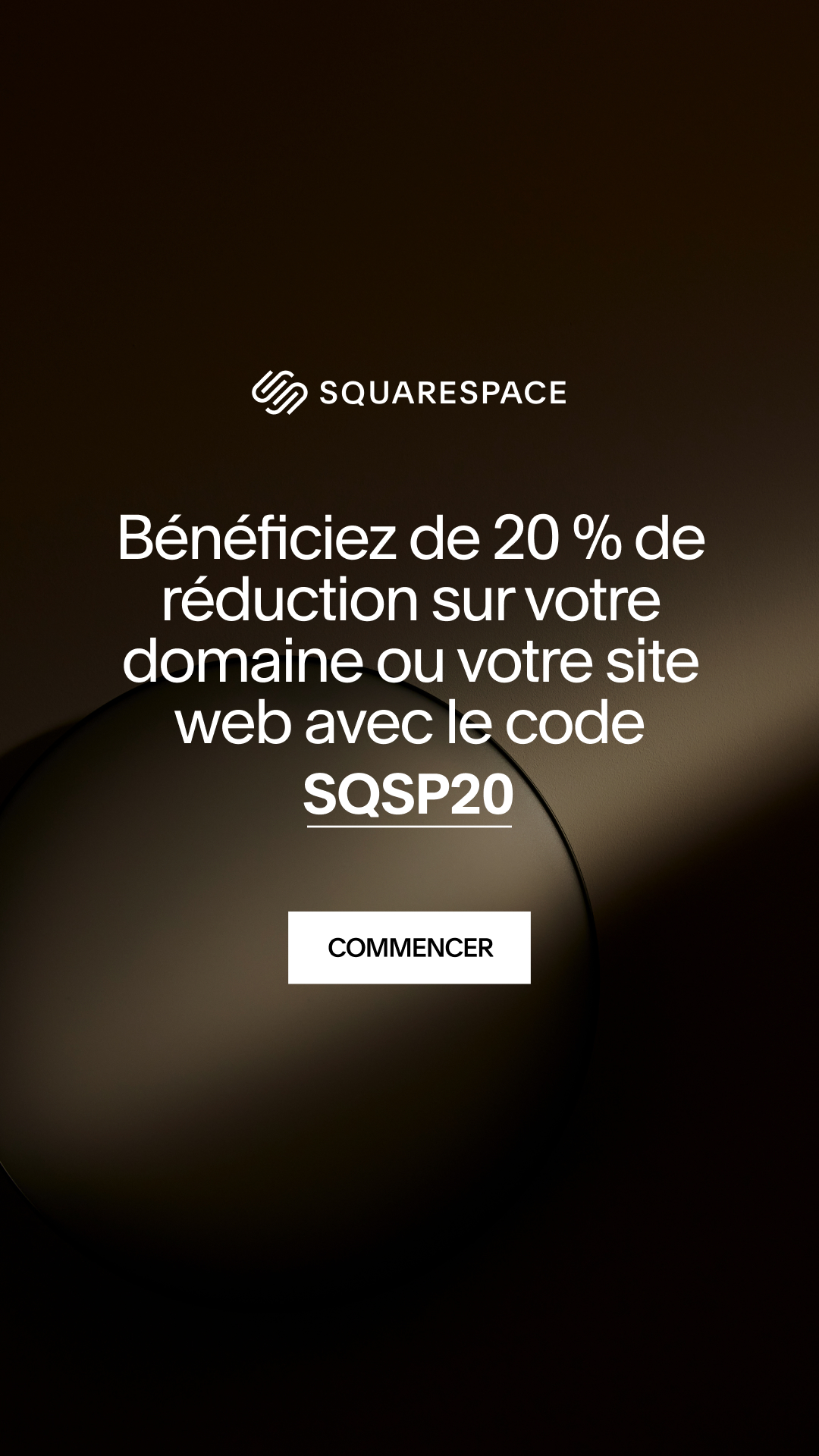 Squarespace Facebook ad