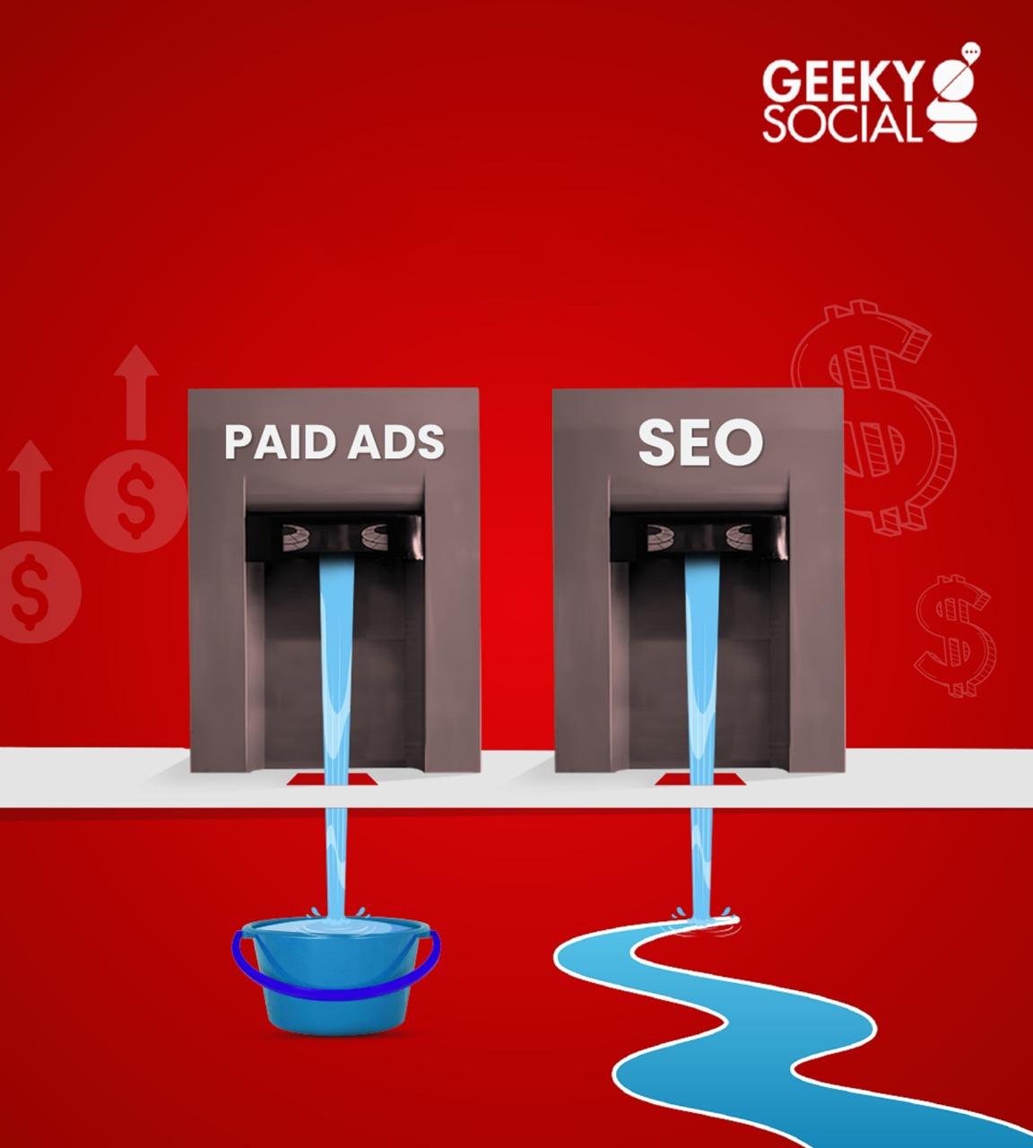 GEEKY Social Facebook ad: Connect with our team to build a smarter growth strategy.