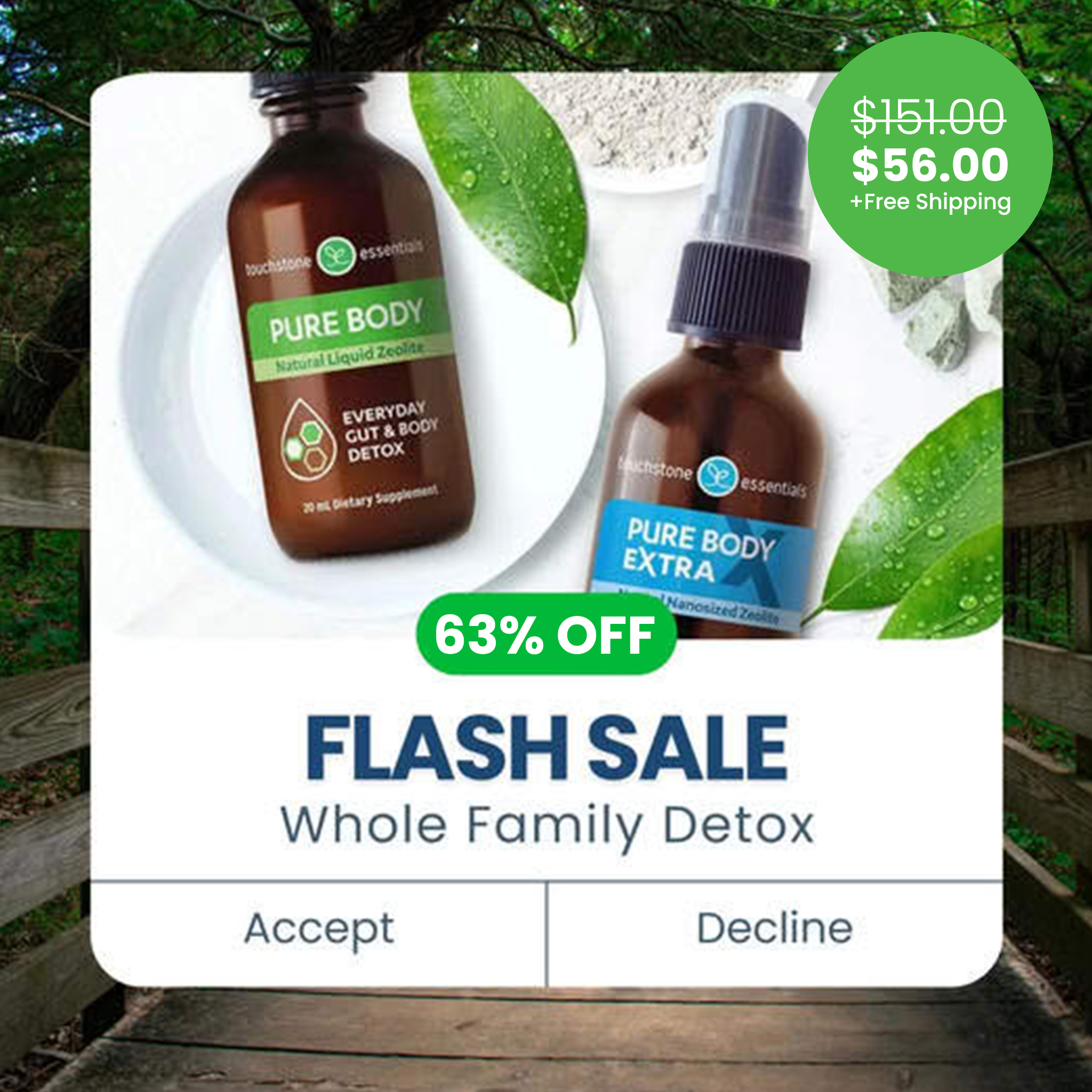 Touchstone Essentials Facebook ad