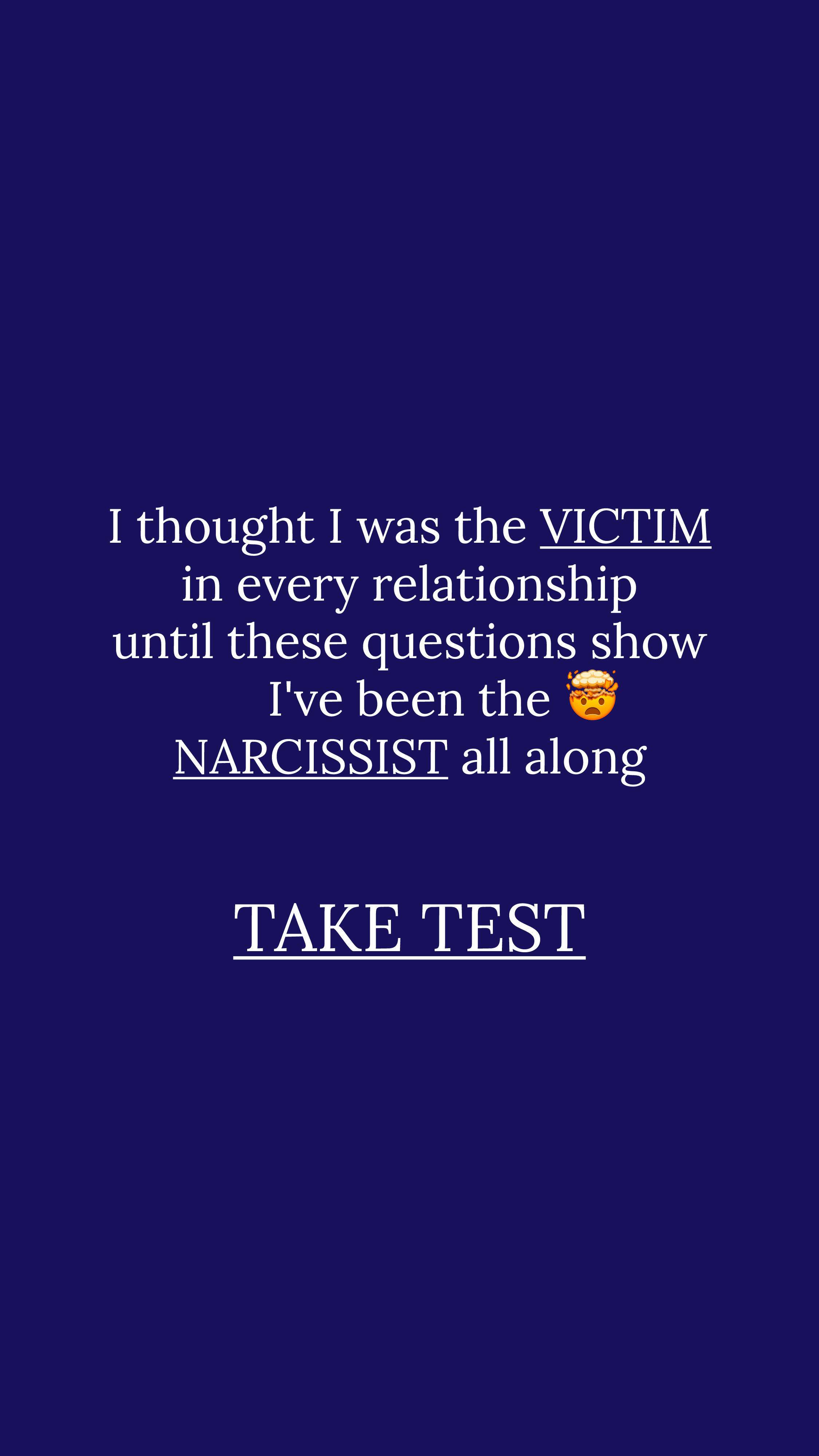 Personality Type Facebook ad