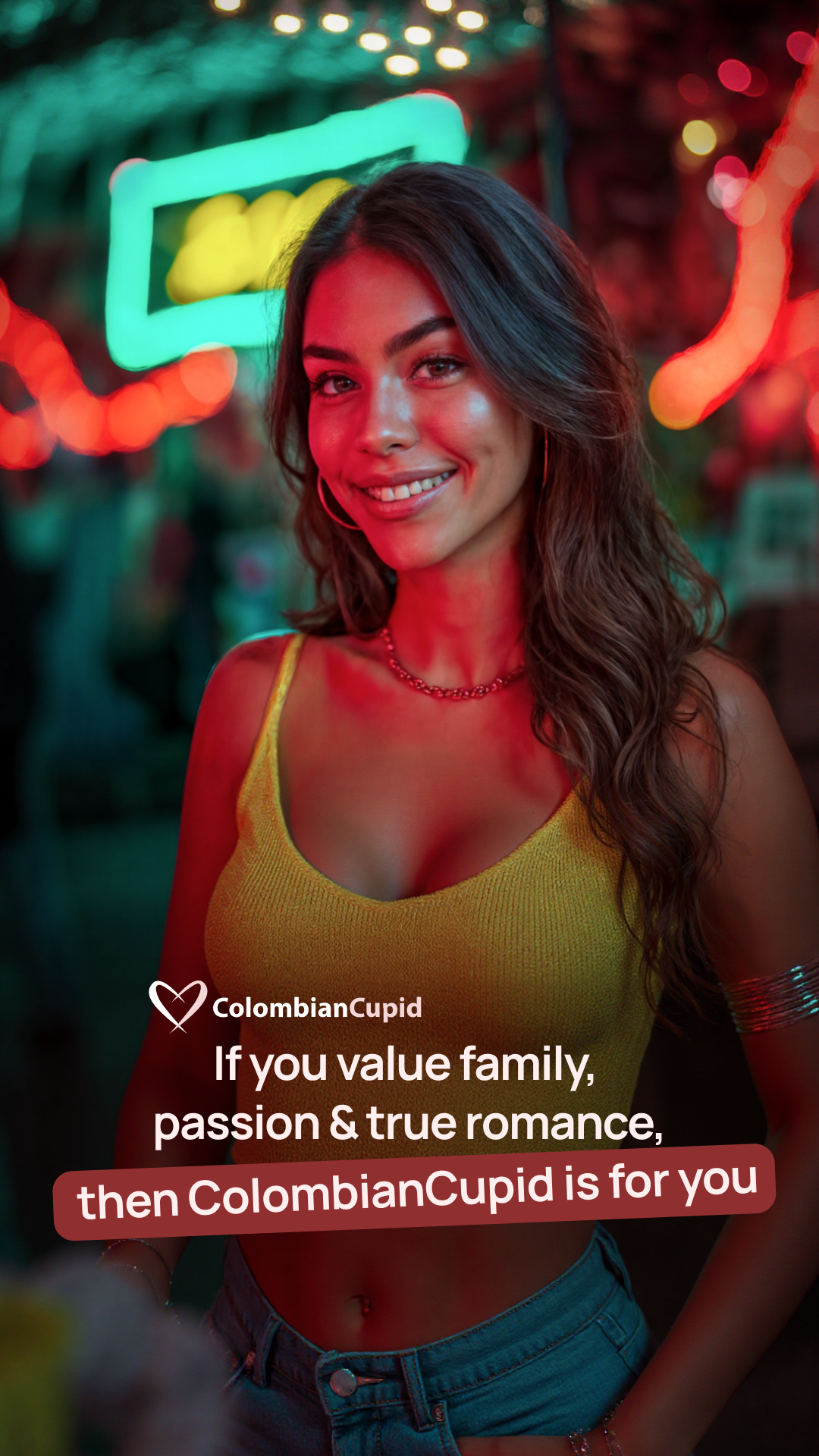 ColombianCupid Facebook ad