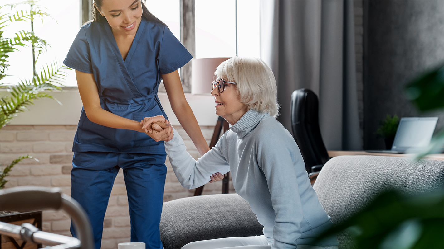 Footprints Home Care Facebook ad from Jan 22, 2025