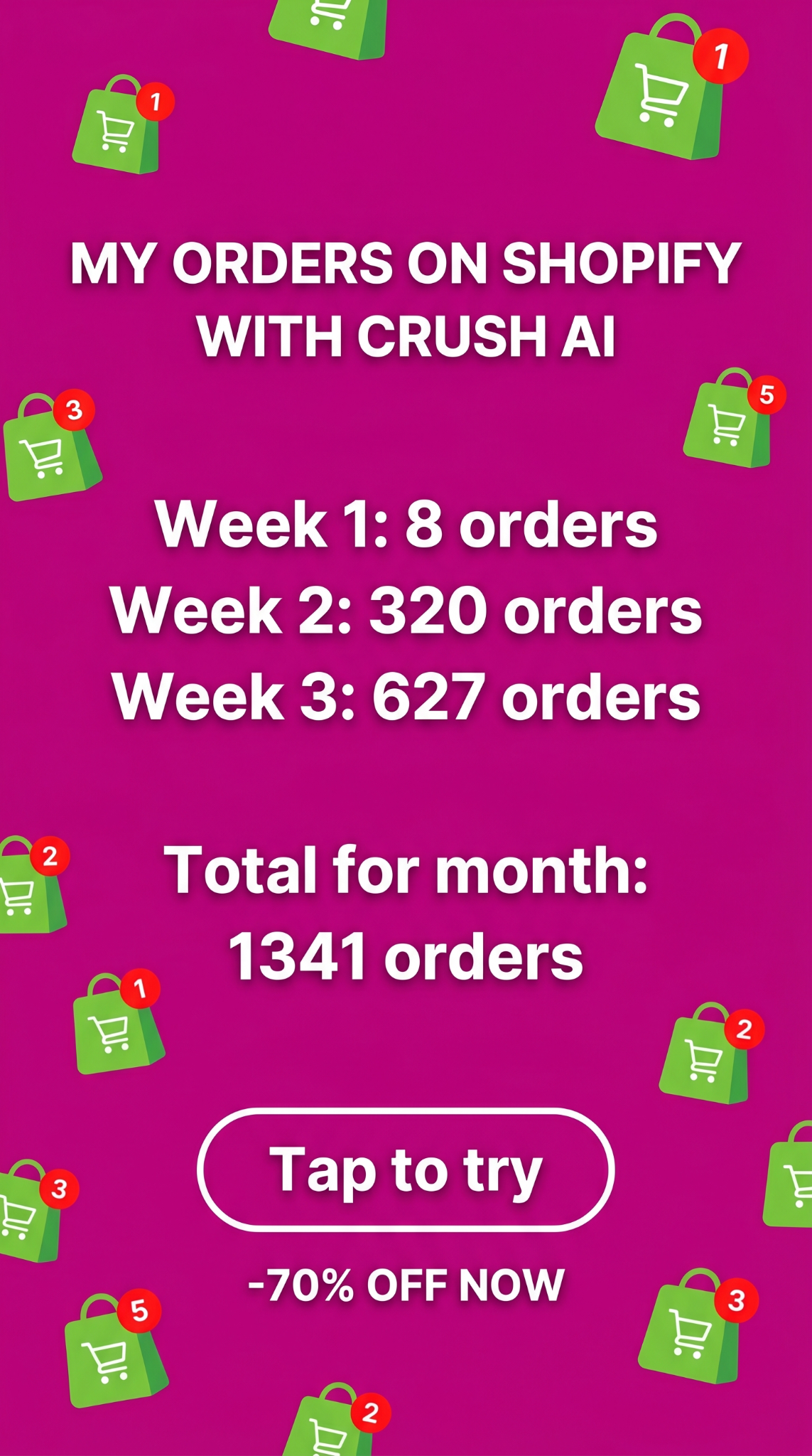 trycrush.ai Facebook ad