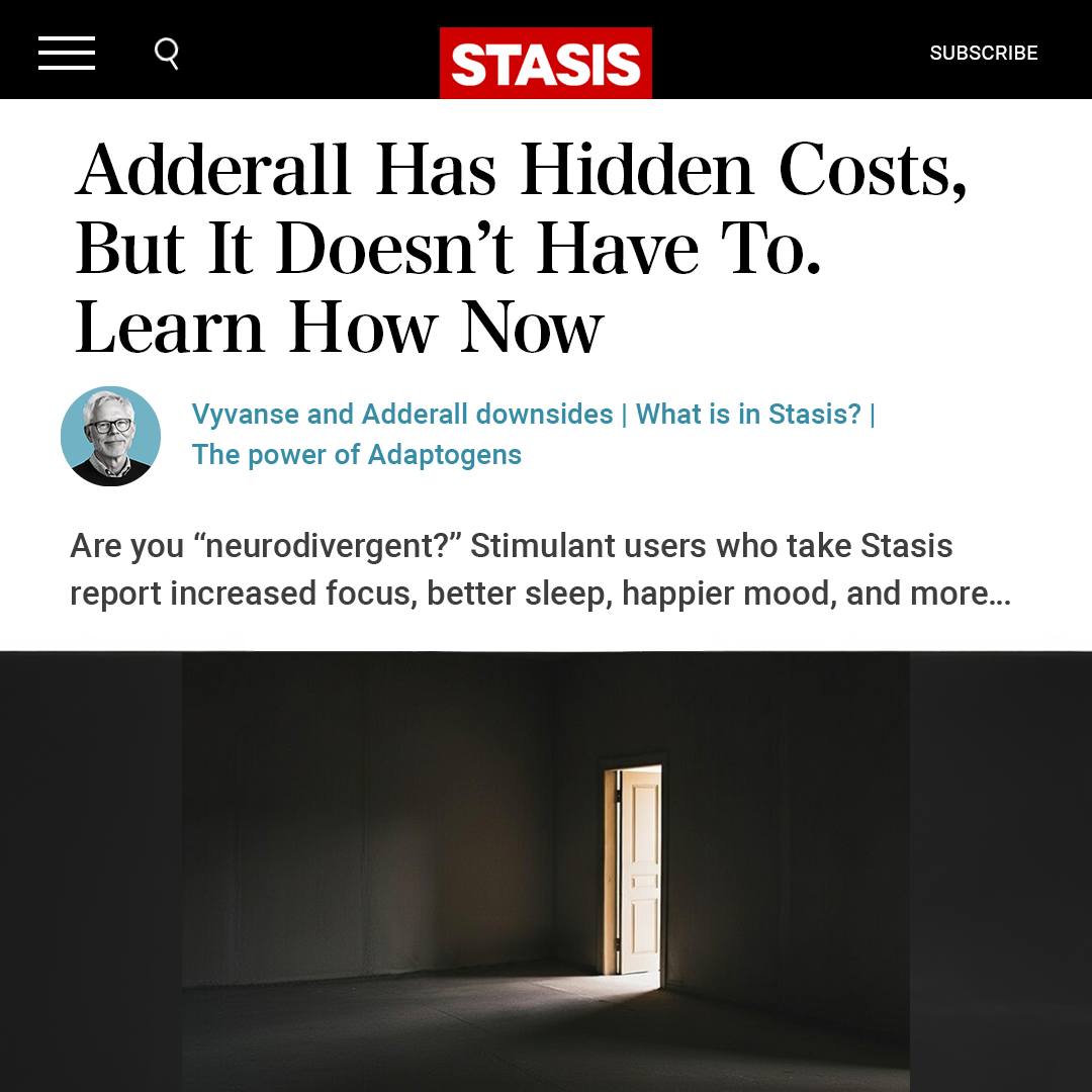 Stasis Facebook ad