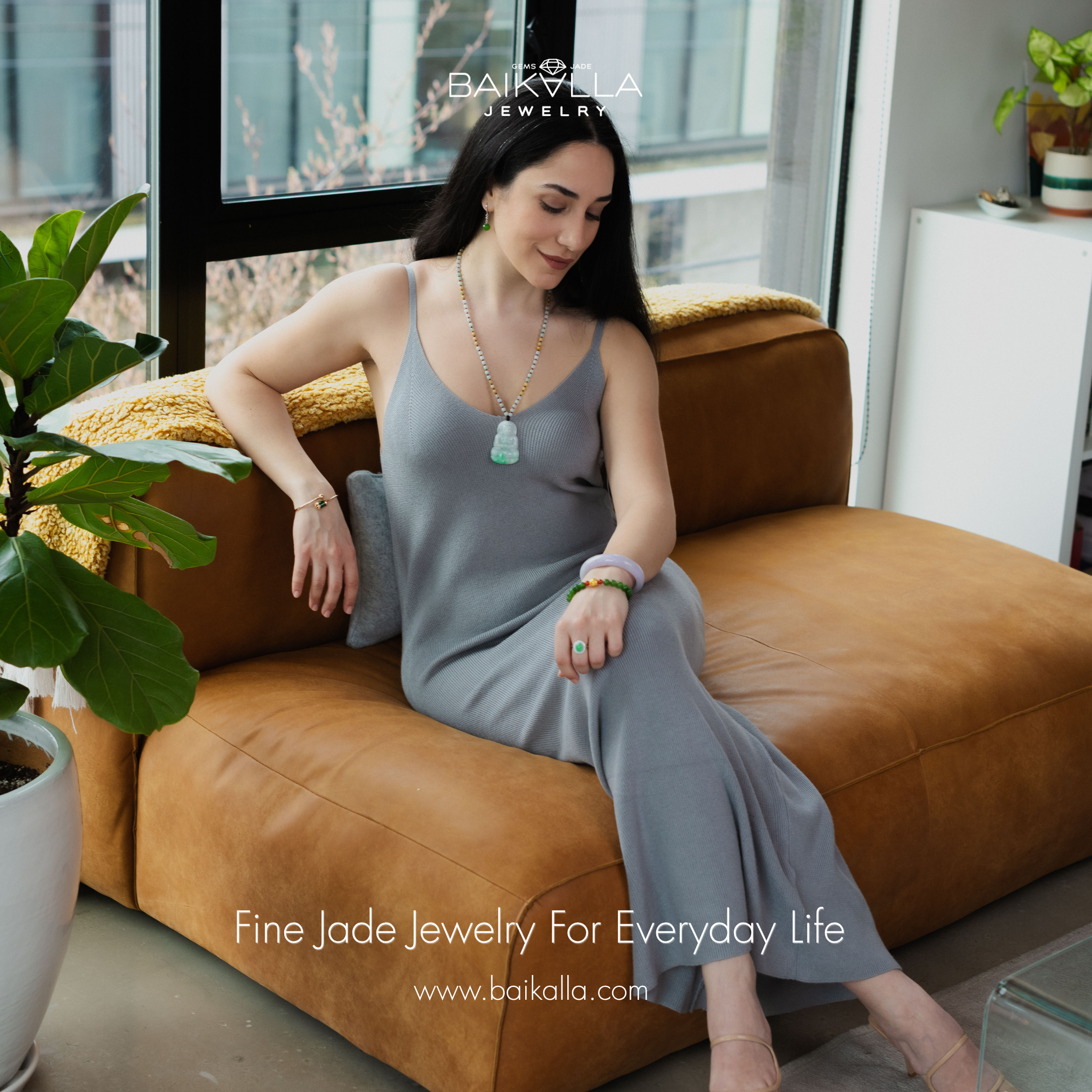 Baikalla Jewelry - Fine Jadeite Jade Jewelers Facebook ad: Discover a natural jade piece that is uniquely yours.