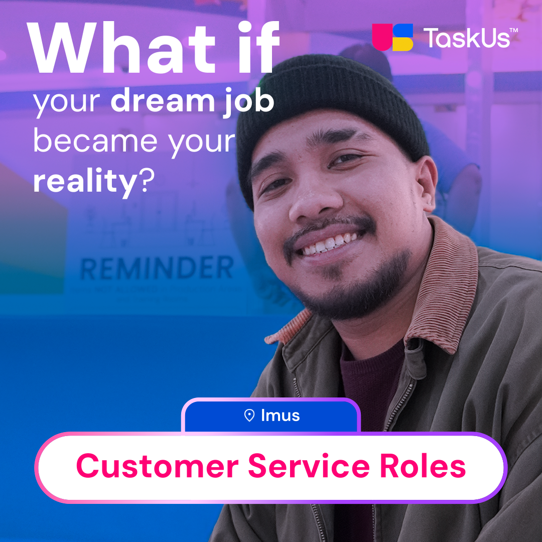 TaskUs Facebook ad