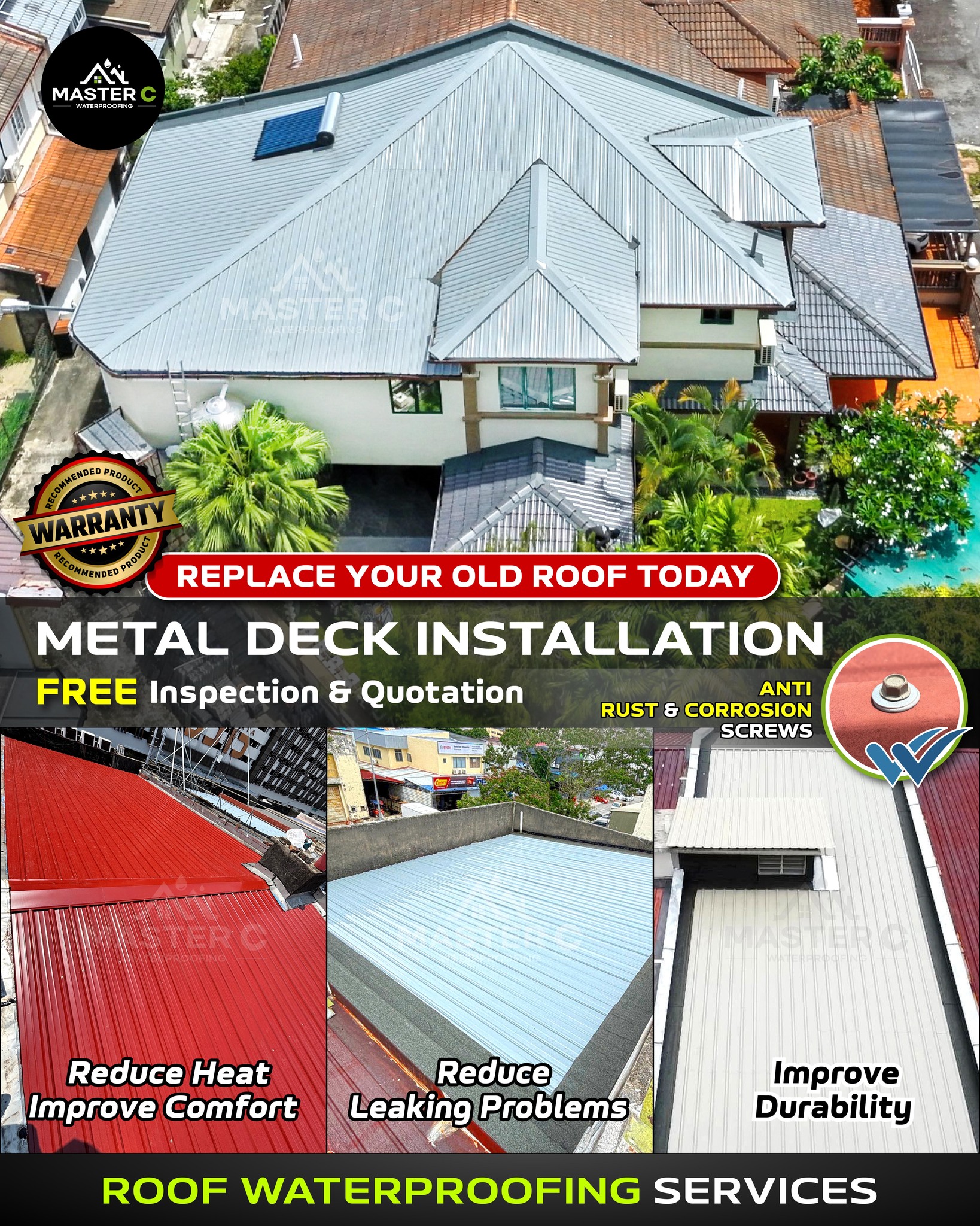 Master C Waterproofing Facebook ad