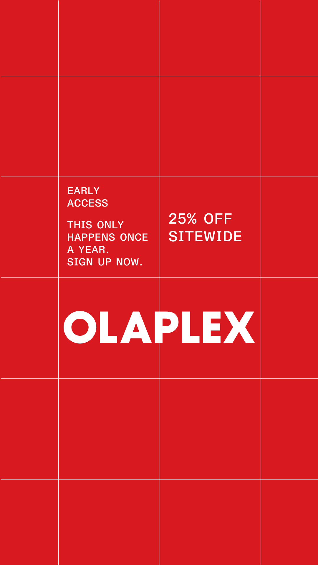 Olaplex Facebook ad
