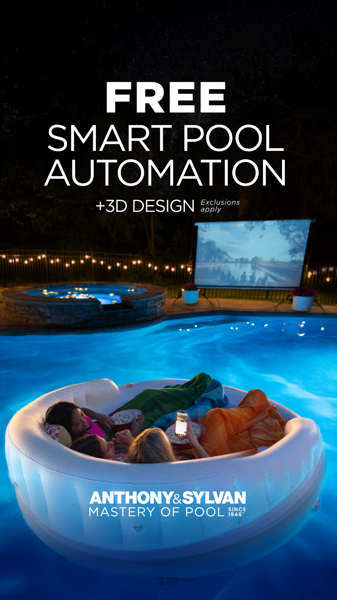 Anthony & Sylvan Pools Facebook ad