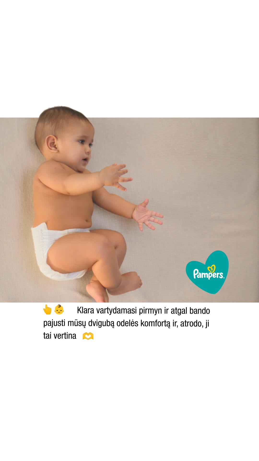Pampers Baltics Facebook ad from Jul 1, 2026