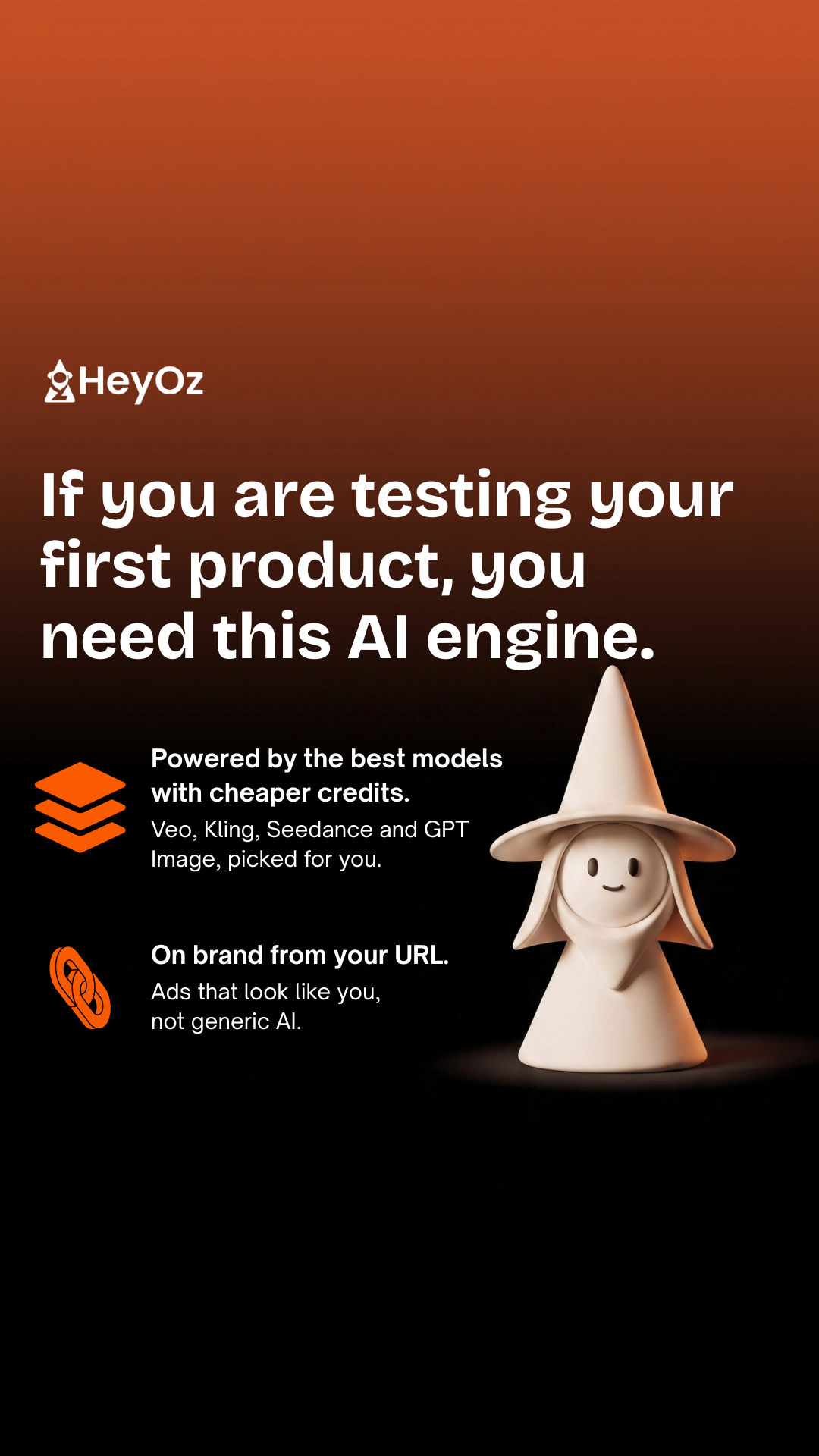 Oz: AI Marketing Platform Facebook ad