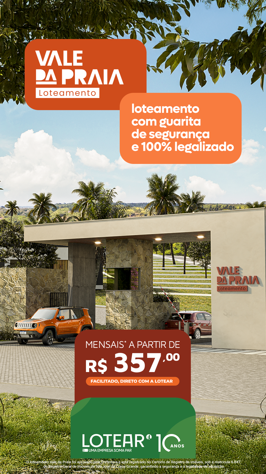 Lotear Desenvolvimento Urbano Facebook ad