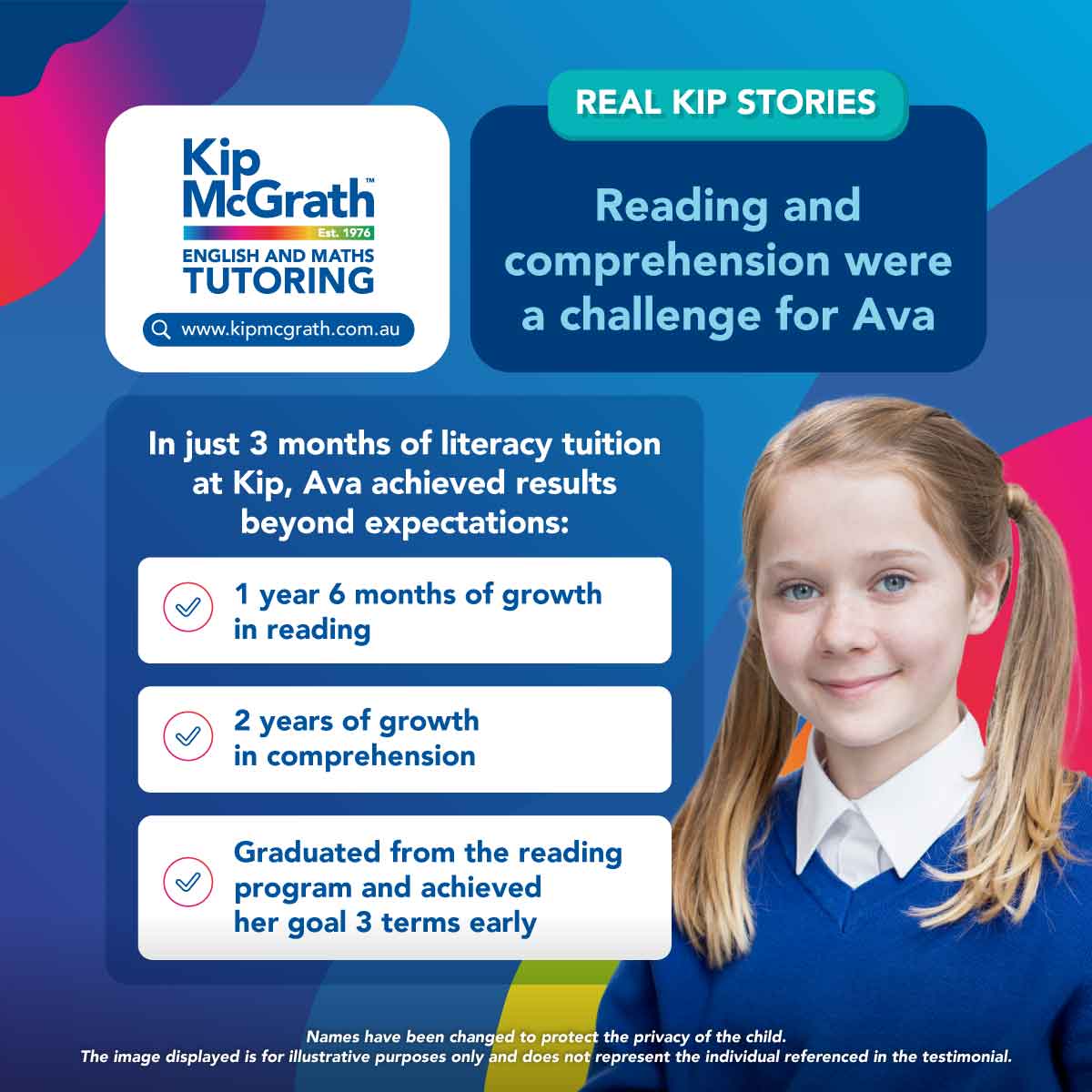 Kip McGrath Education Centres Australia Facebook ad