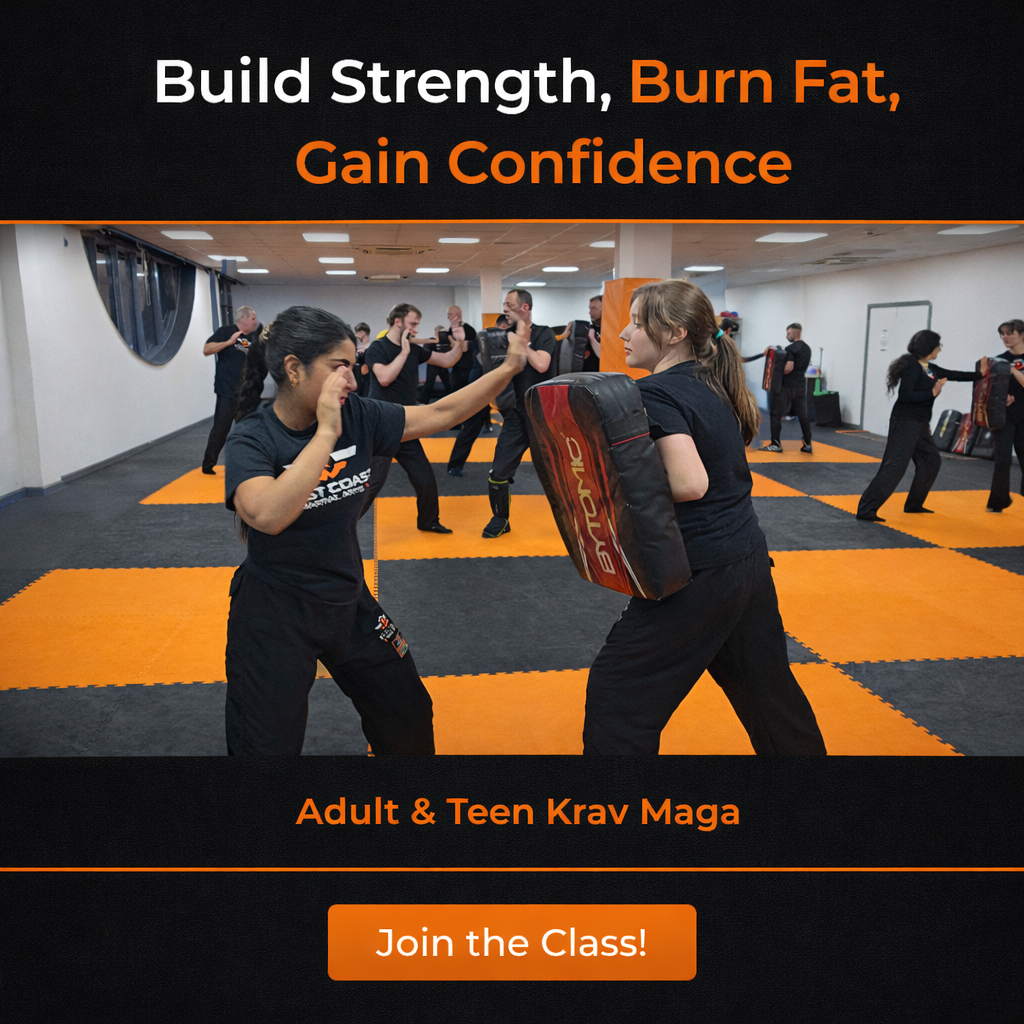 West Coast Martial Arts Preston Facebook ad: Build Strength & Confidence