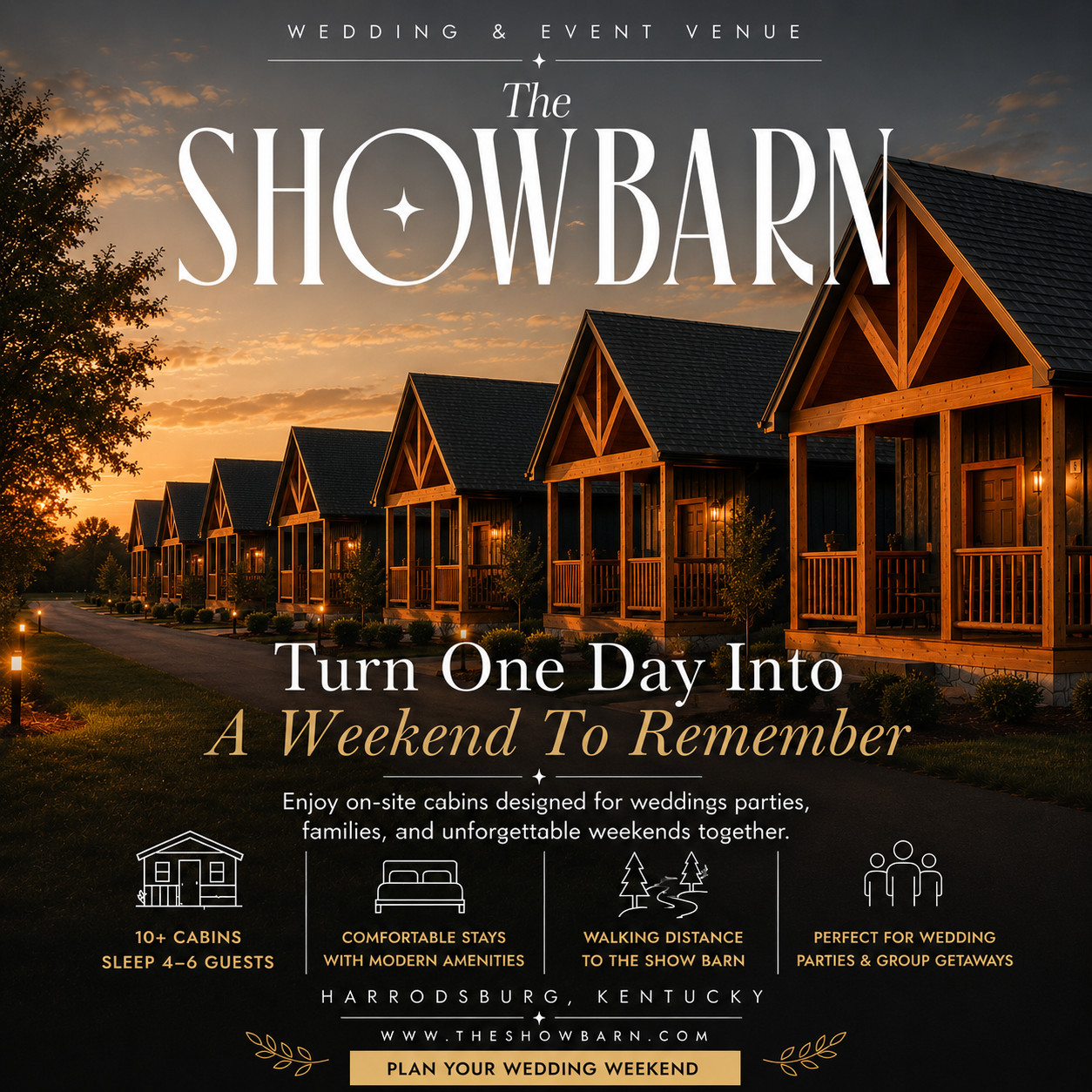 The Show Barn at Daynabrook Farms Facebook ad: Central Kentucky's premier, all-inclusive wedding and…