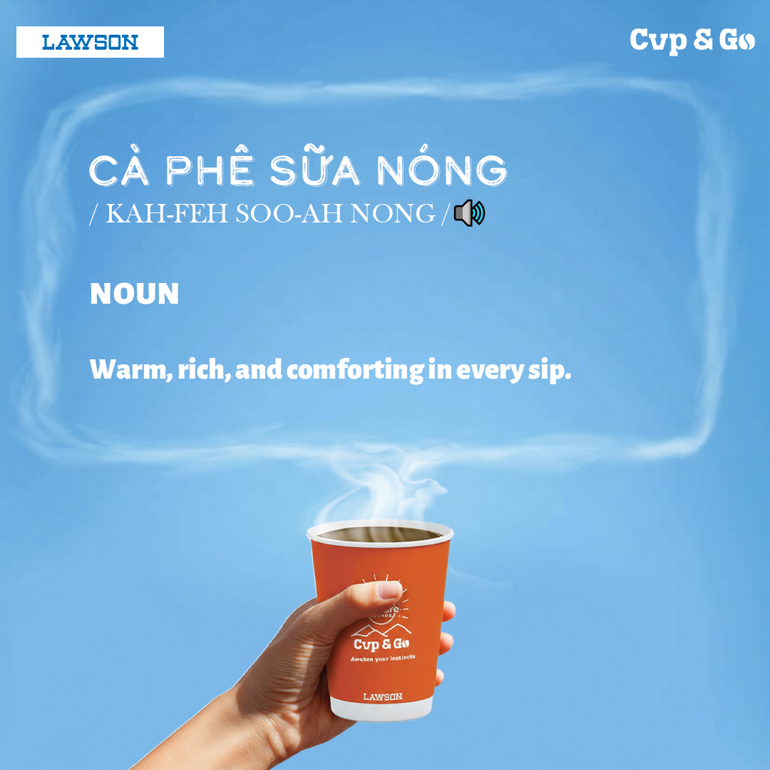 Lawson Philippines Facebook ad: Starting the day with something warm and familiar.