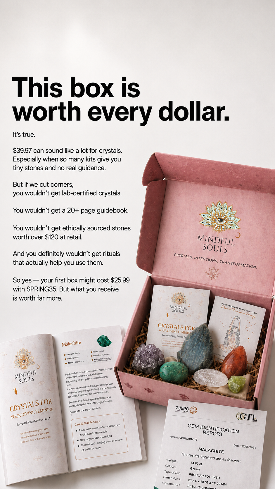 Crystal Box - Real, Natural, Ethical Facebook ad