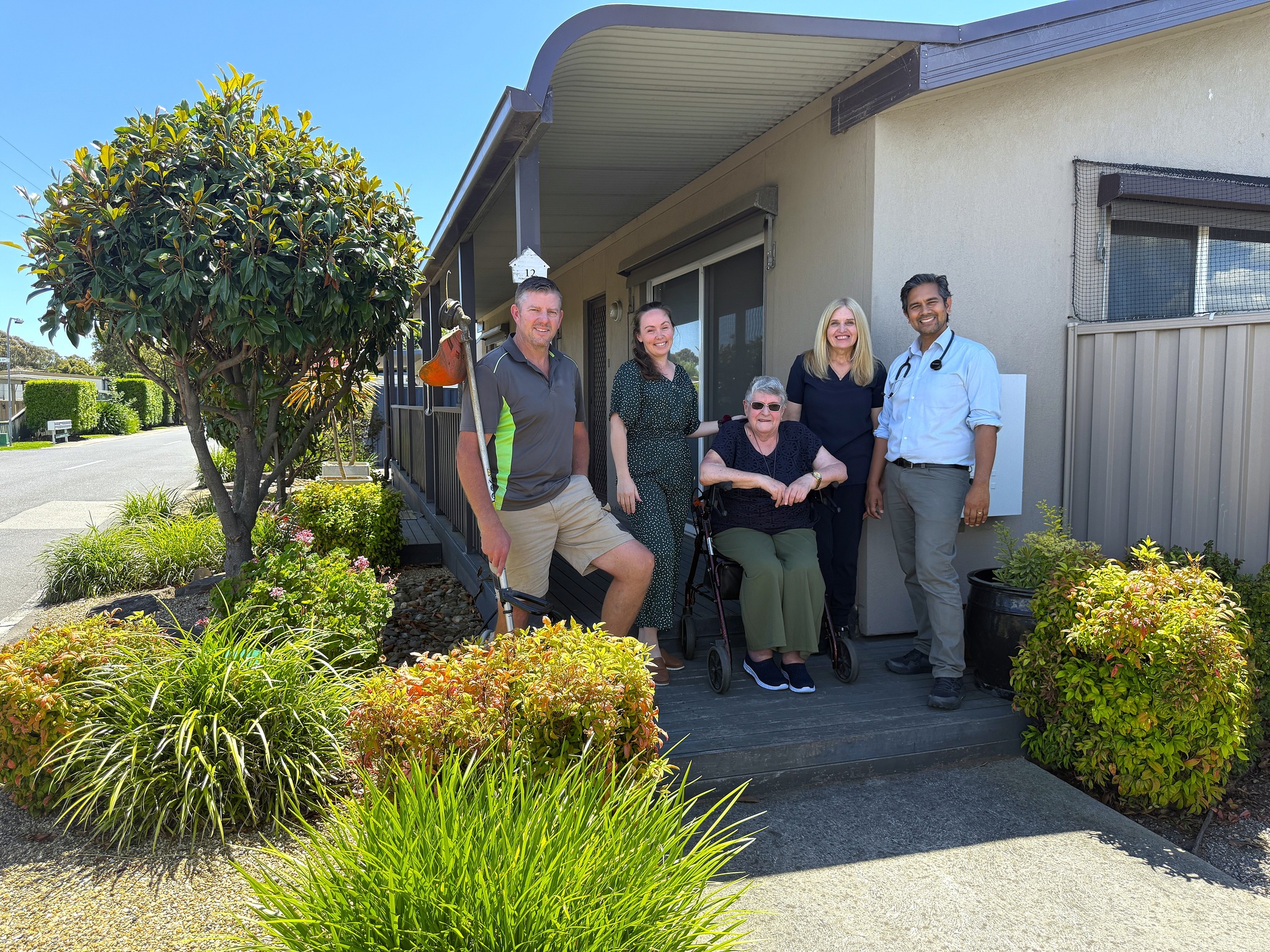 Mark & Sylvie's Home Care Facebook ad: They say it takes a village to careโฆ