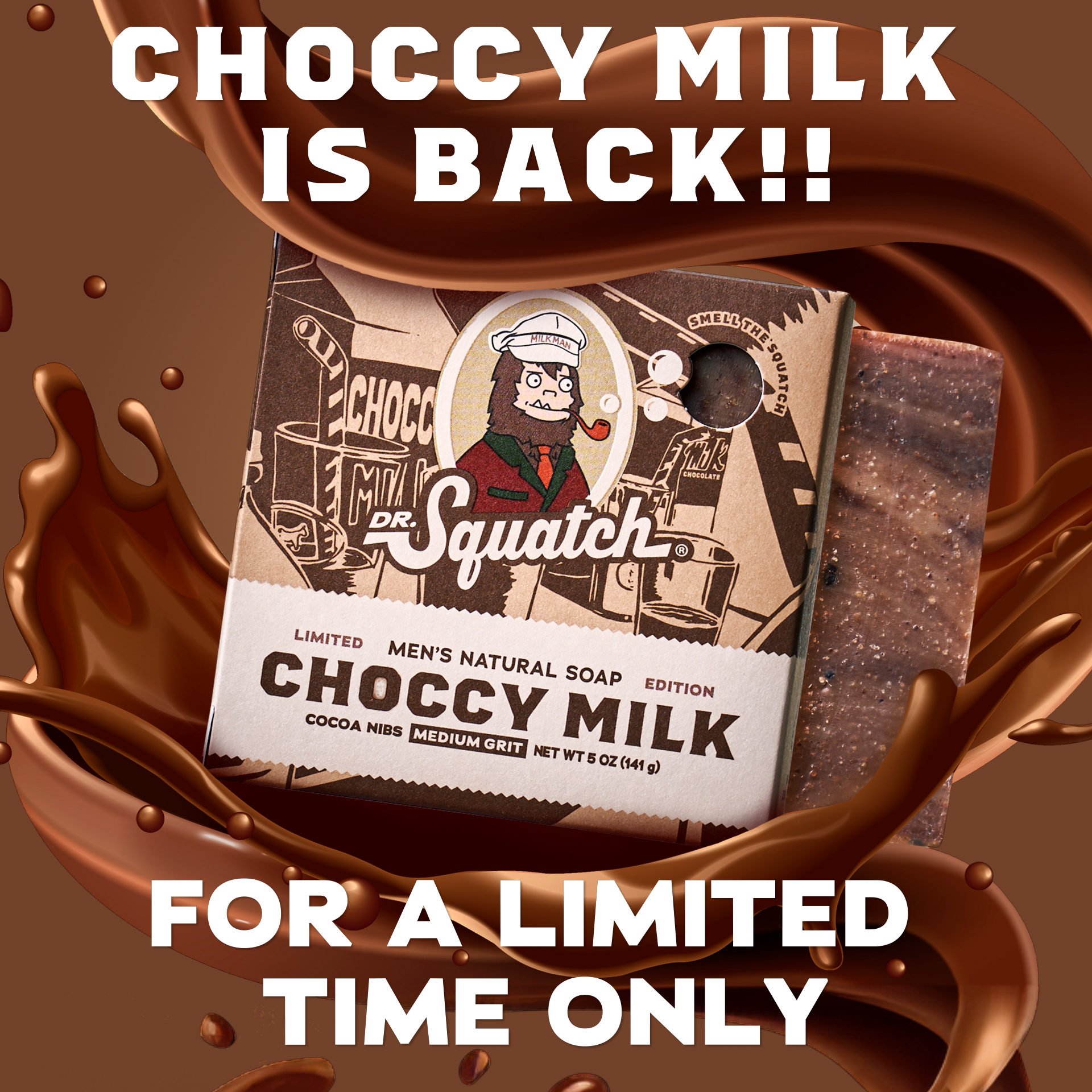Dr. Squatch Facebook ad
