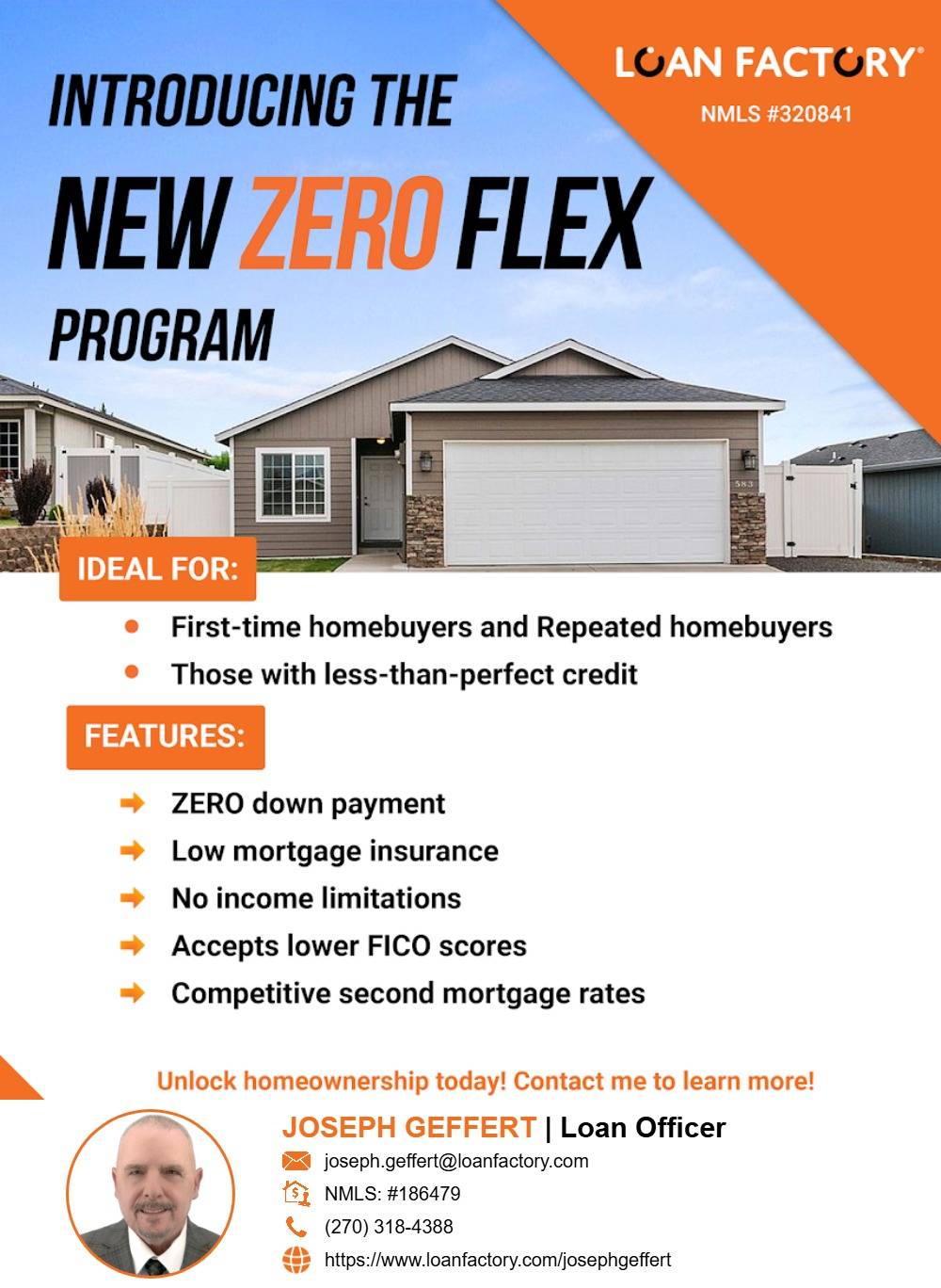 Joseph Geffert - Loan Officer Facebook ad