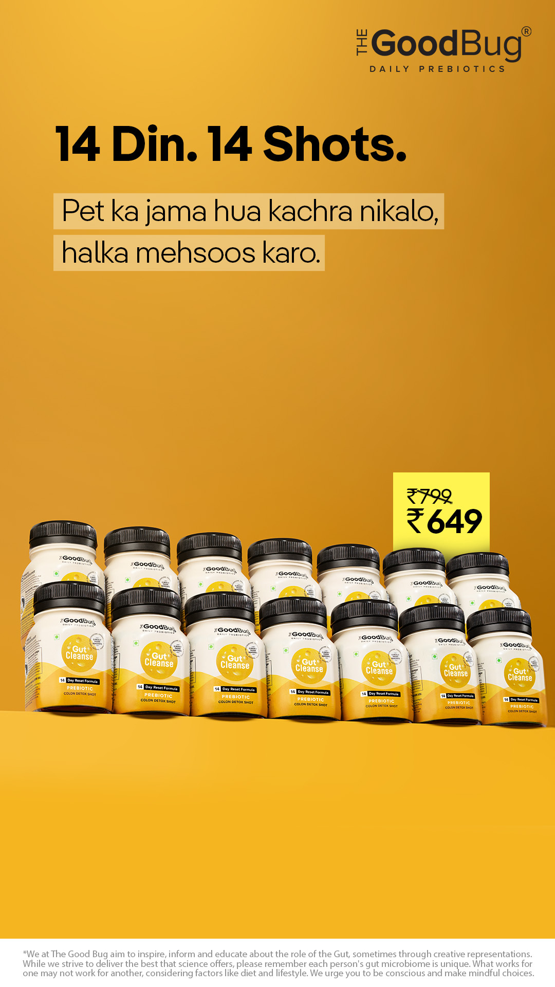 Gut cleanse by The Good Bug Facebook ad
