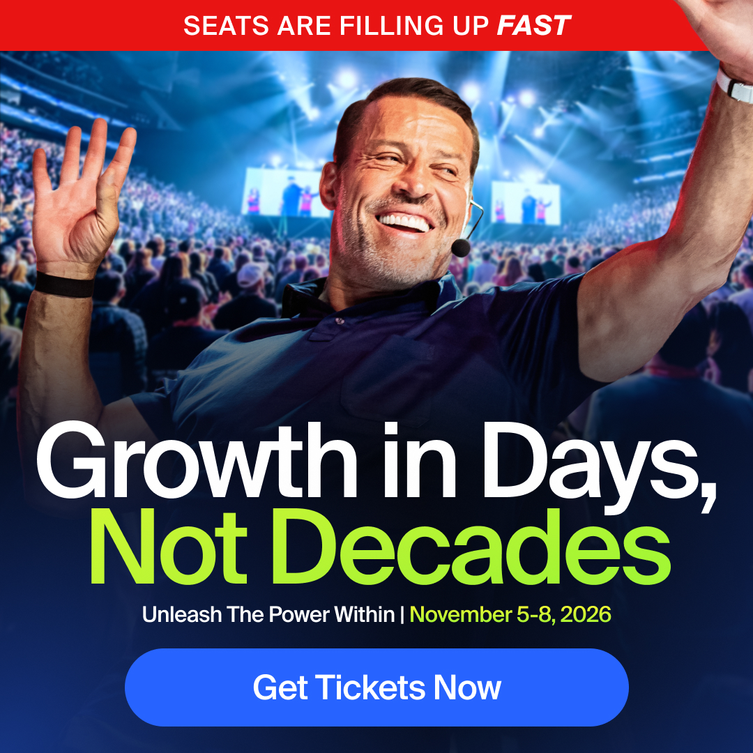 Tony Robbins Facebook ad