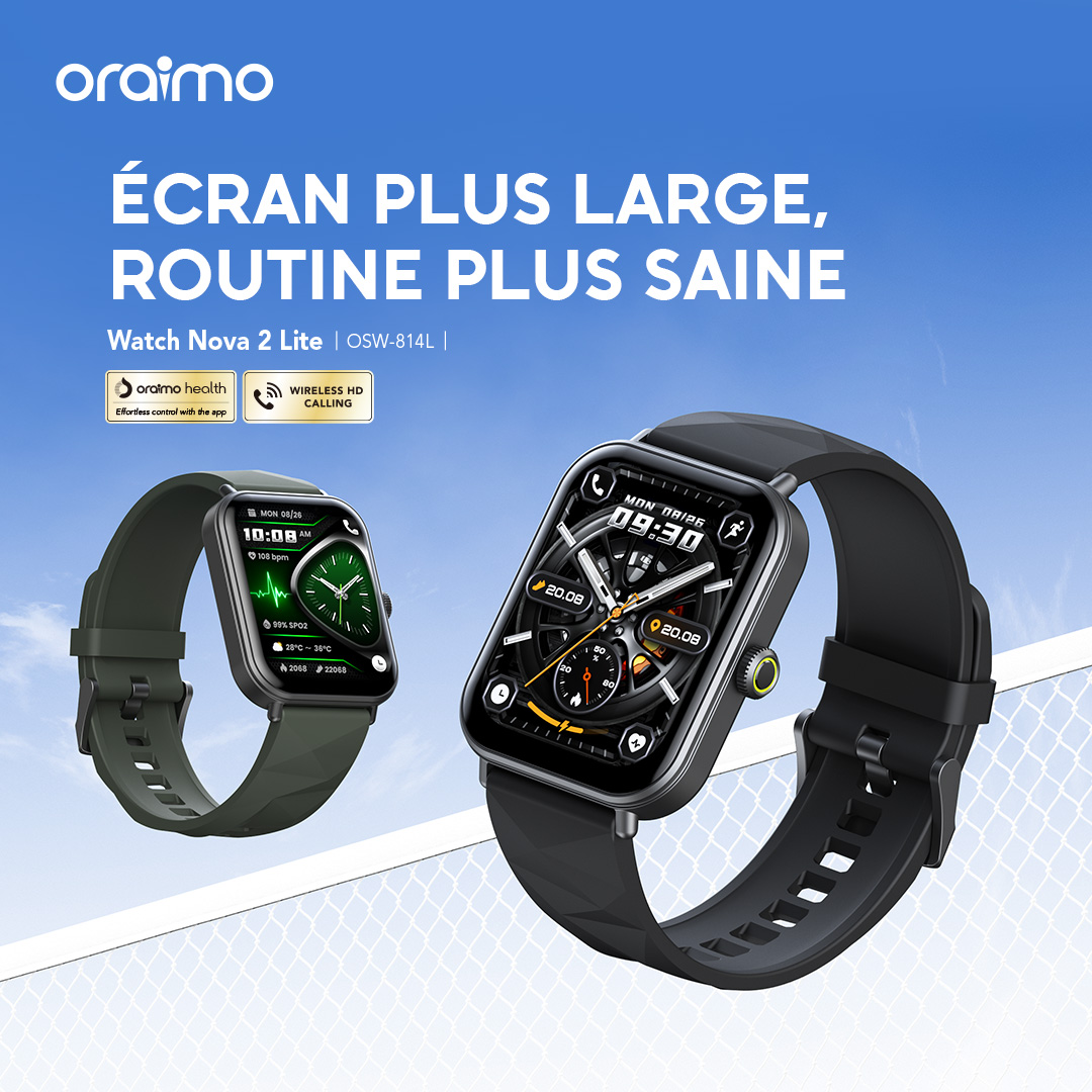 oraimo Eshop CM Facebook ad: La montre qui suit votre rythme!