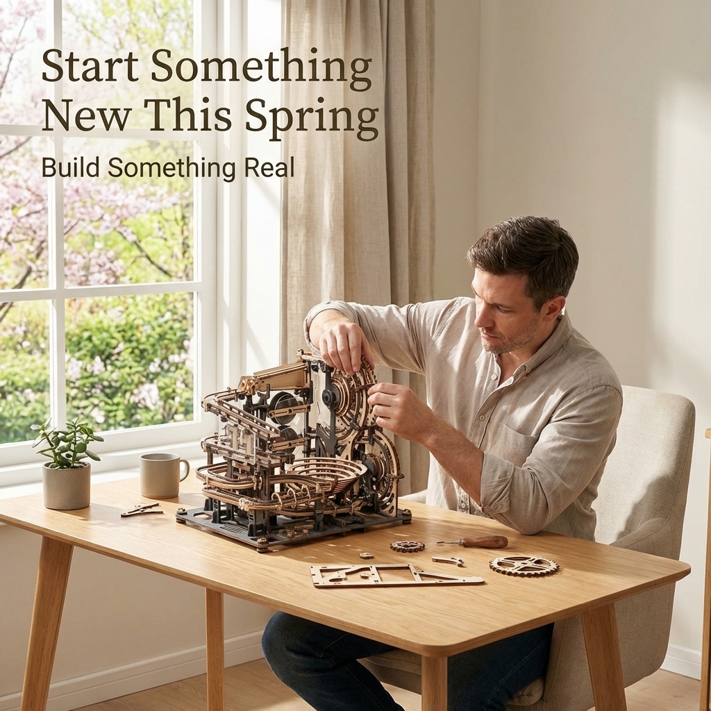 Wooden-Town.com Facebook ad: Start Something New This Spring
