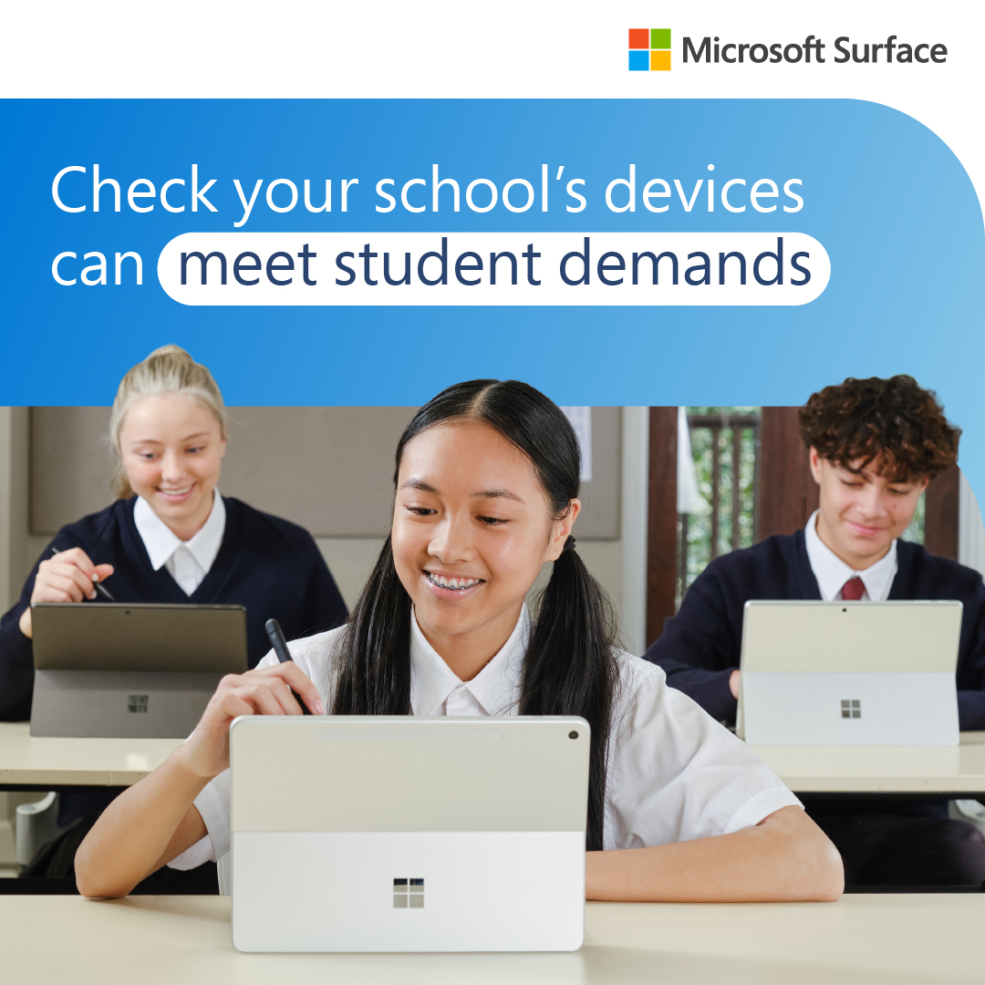 Microsoft Australia Education Facebook ad