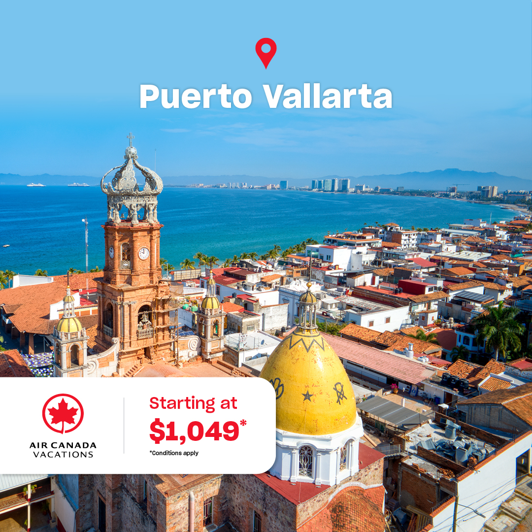 Air Canada Vacations Facebook ad