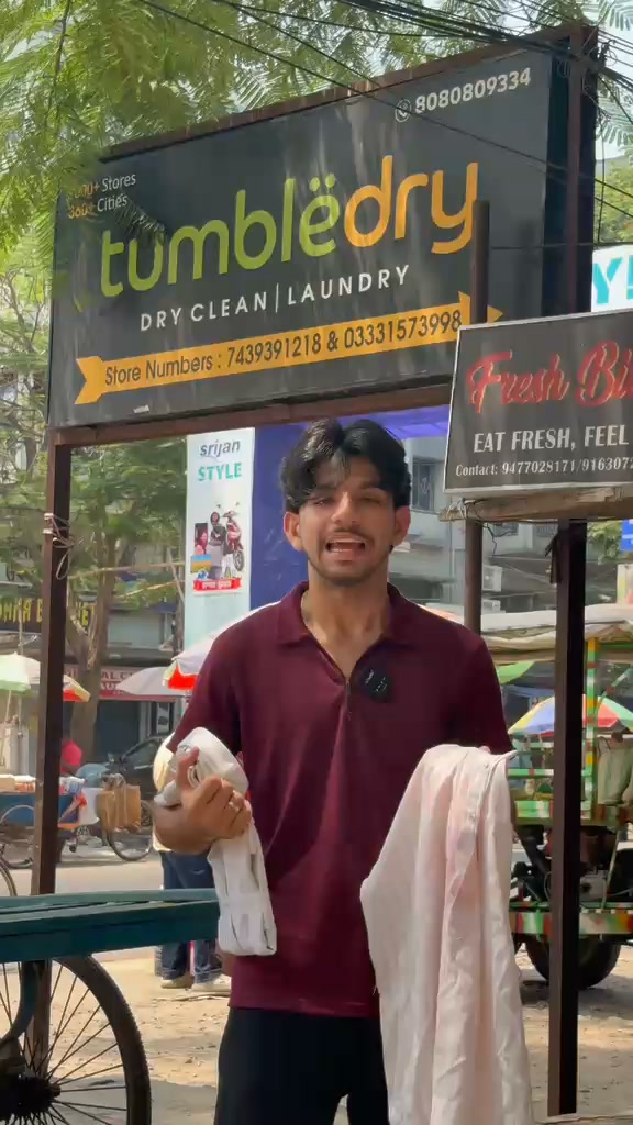 Tumbledry Serampore Family Facebook ad: Fresh Clothes. Premium Care.