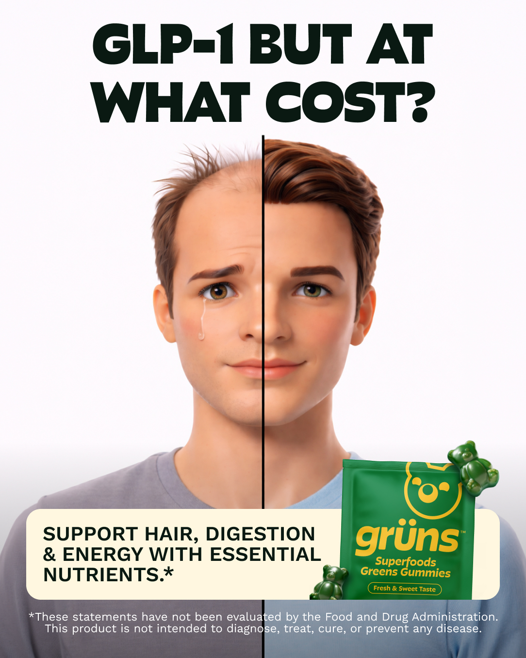 Grüns Facebook ad